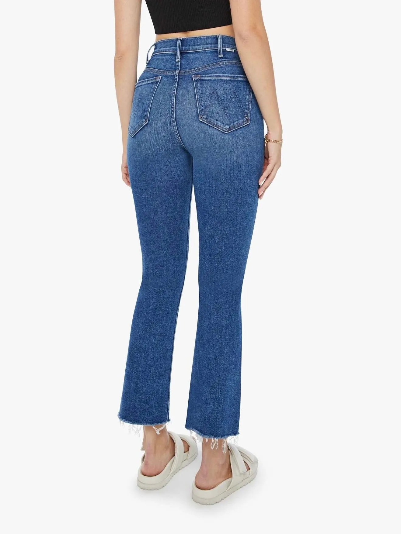 Mother Hustler Ankle Fray Grasping At Straws easy casual