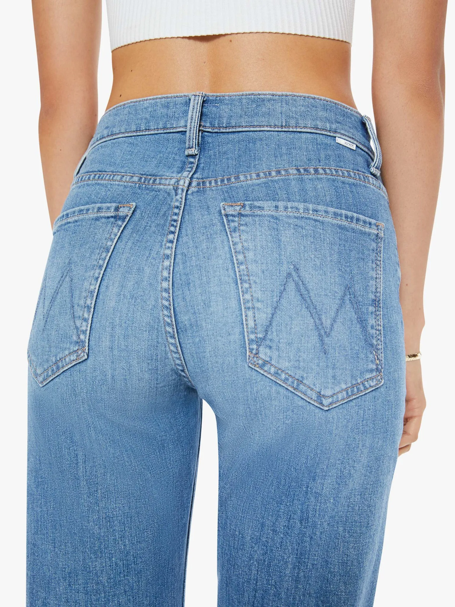 Mother The Ditcher Zip Crop- Boogie Down casual durable