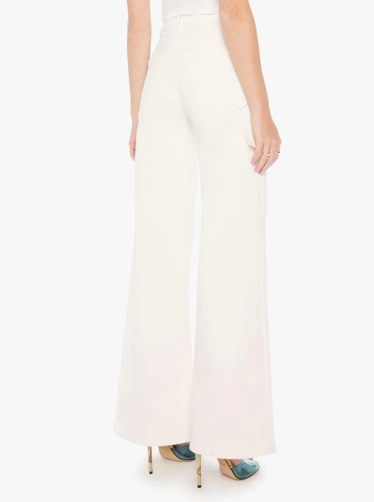 Mother Undercover Cargo Sneak Cream Puffs minimalist style