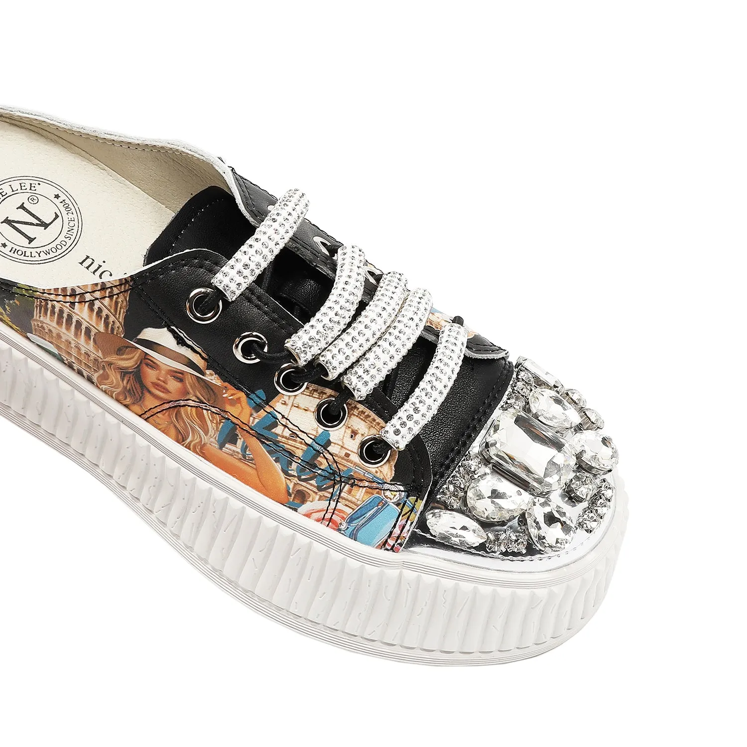 MULE PLATFORM SNEAKERS temperature control