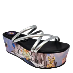 MULTI STRAP PLATFORM SANDALS casual fit