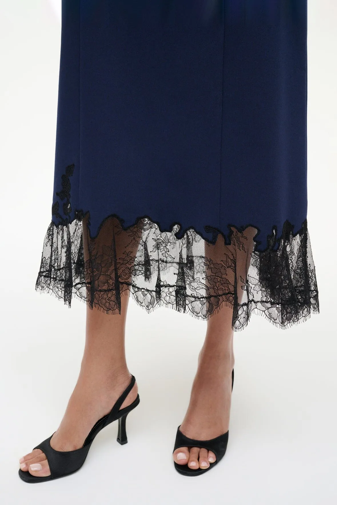 NADIA DRESS | NAVY fancy fit