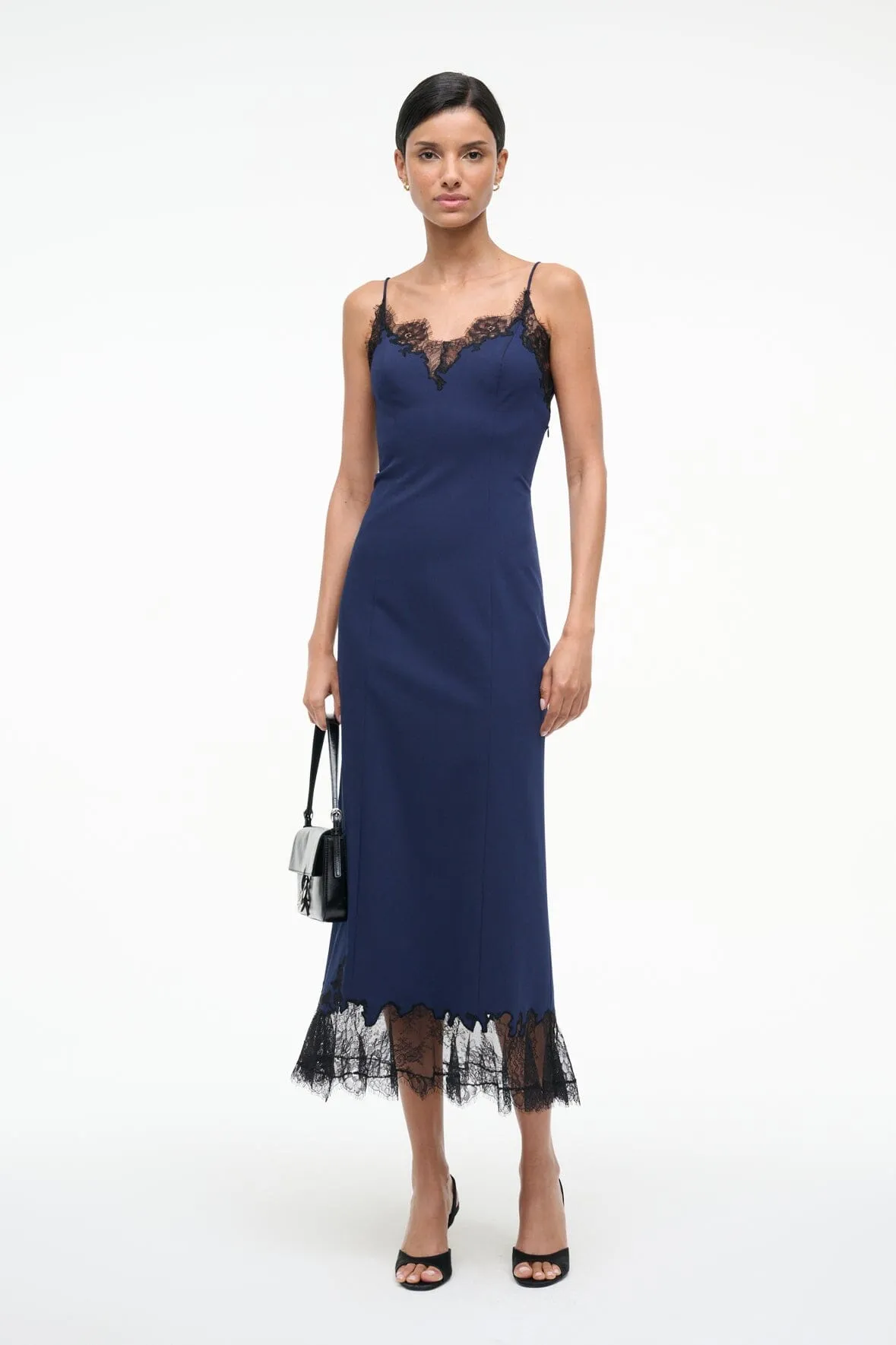 NADIA DRESS | NAVY timeless fit