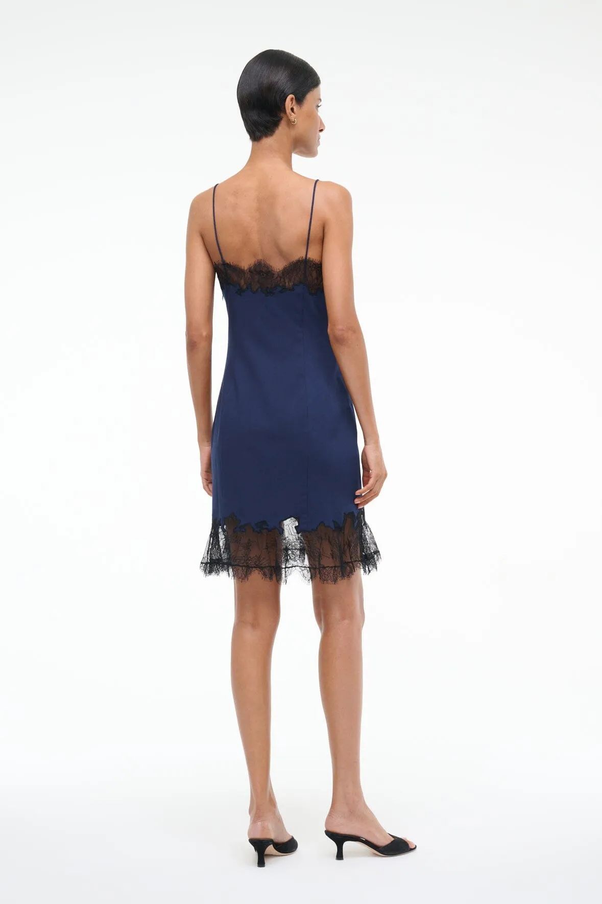 NADIA MINI DRESS | NAVY feminine charm