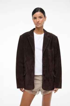 NATALIE SUEDE JACKET | ESPRESSO city dash