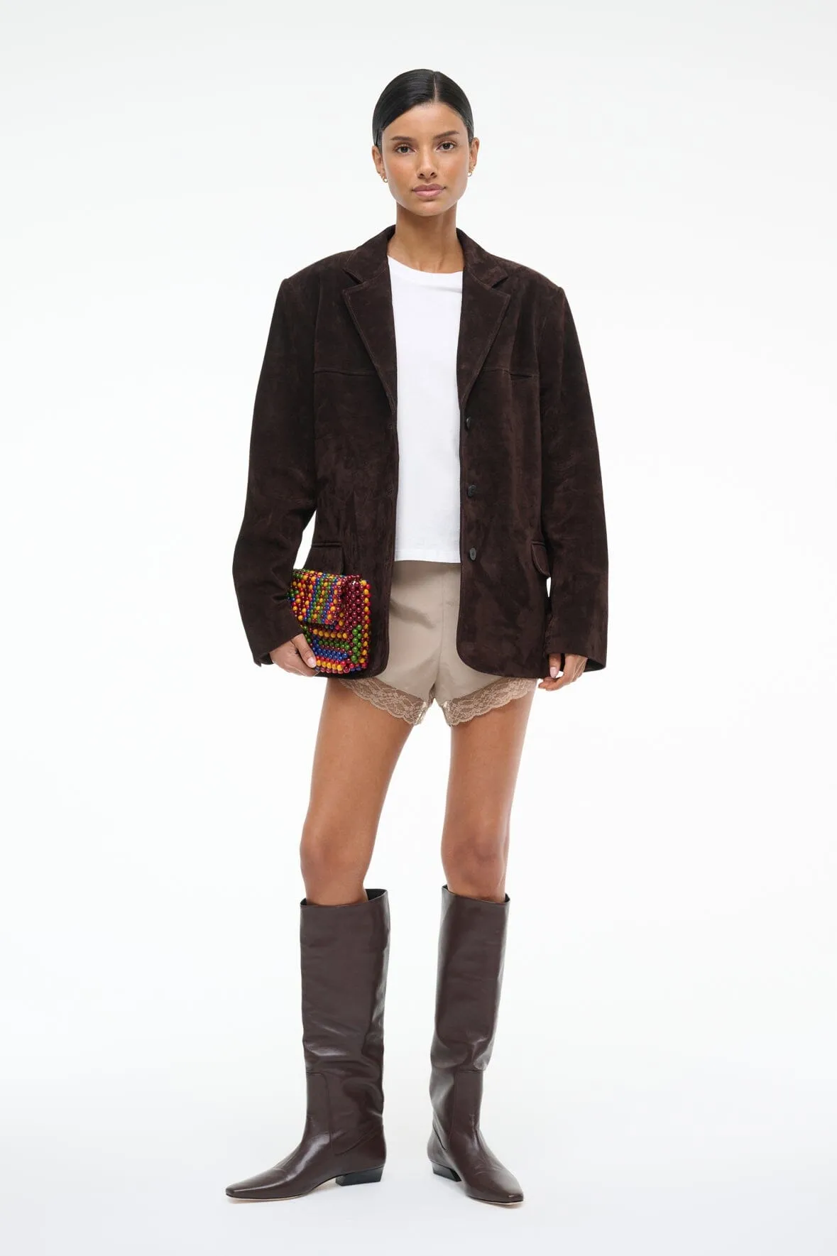 NATALIE SUEDE JACKET | ESPRESSO dream coat
