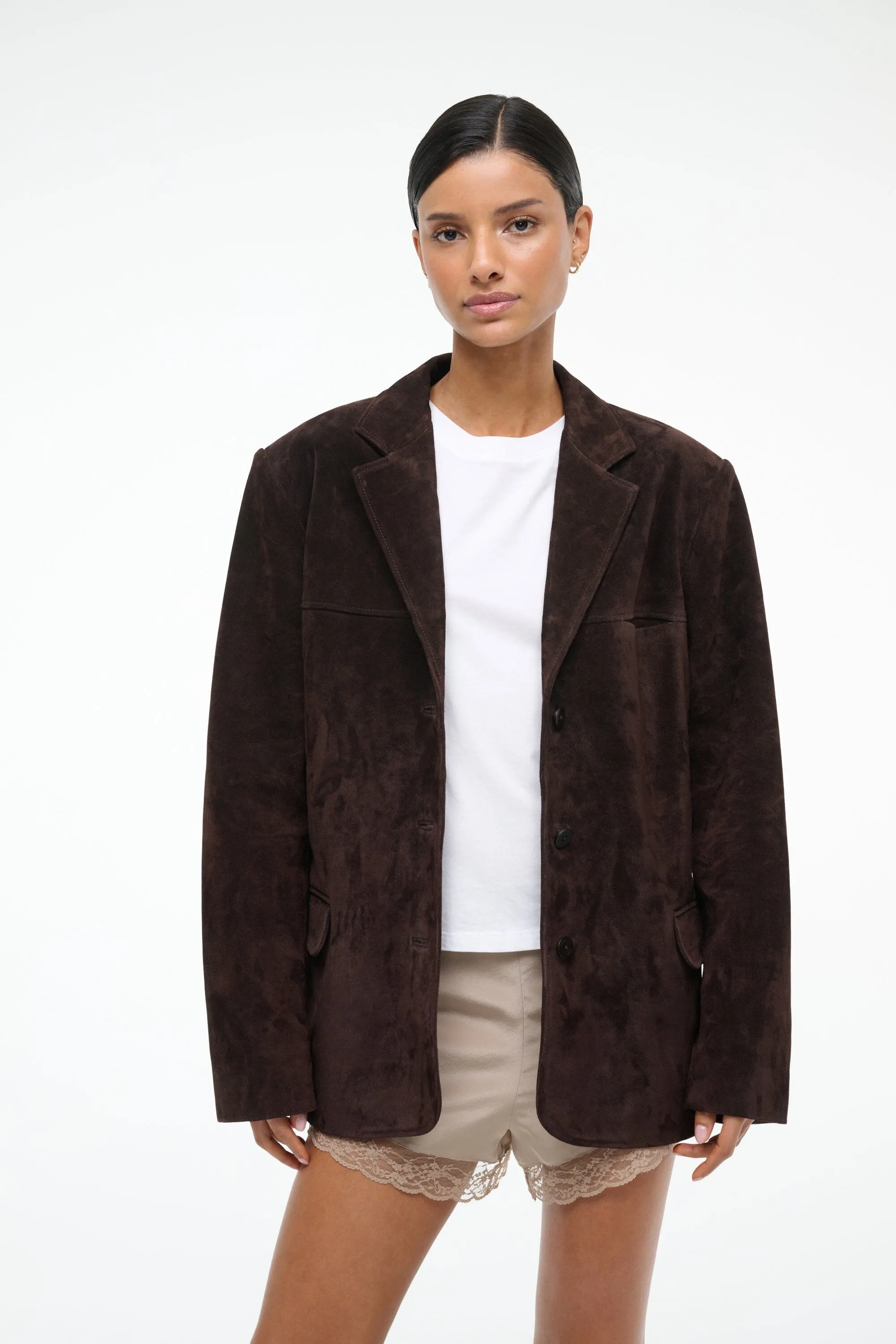 NATALIE SUEDE JACKET | ESPRESSO city dash