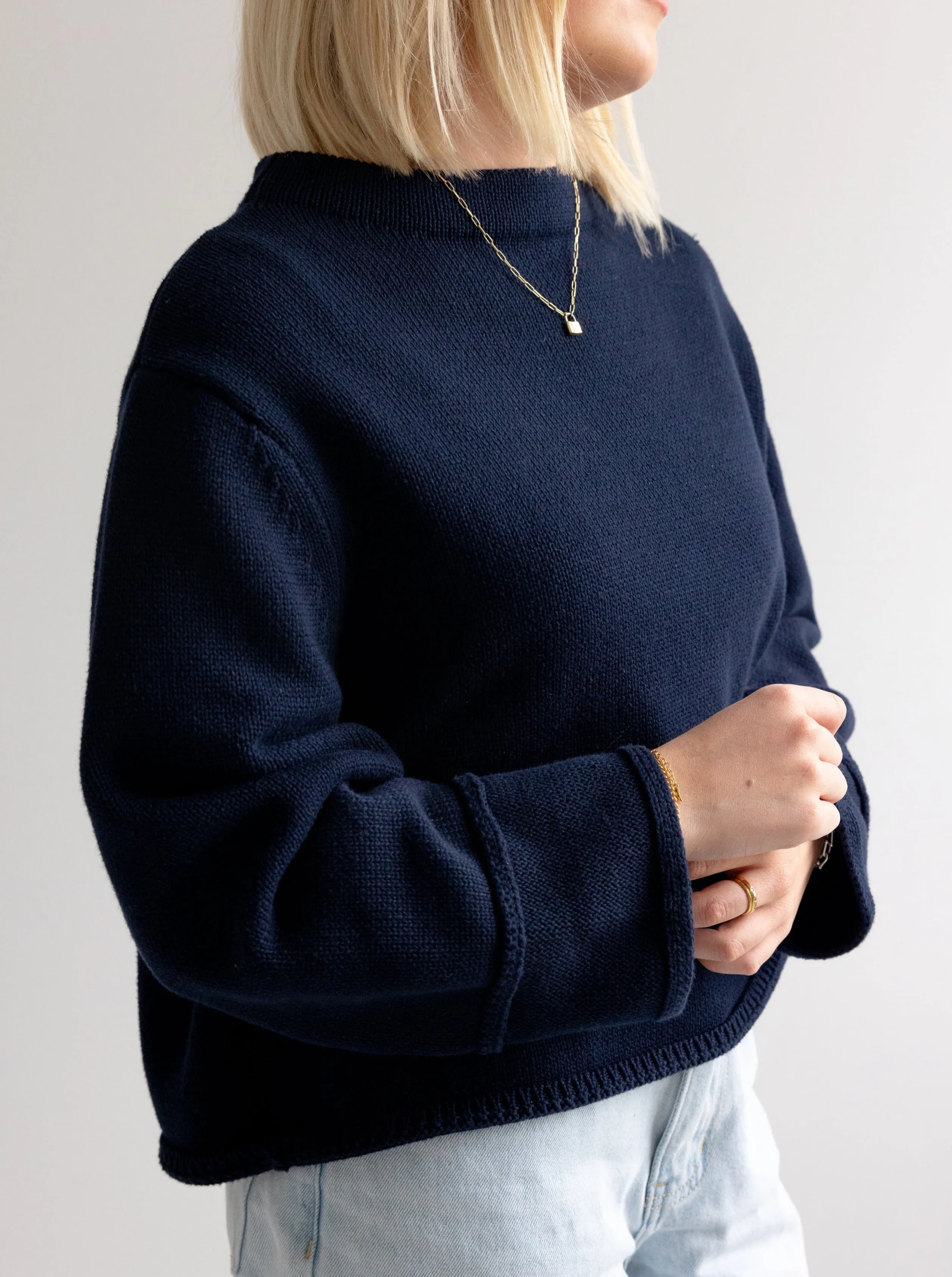 Navy Kensington Knit Style Mind