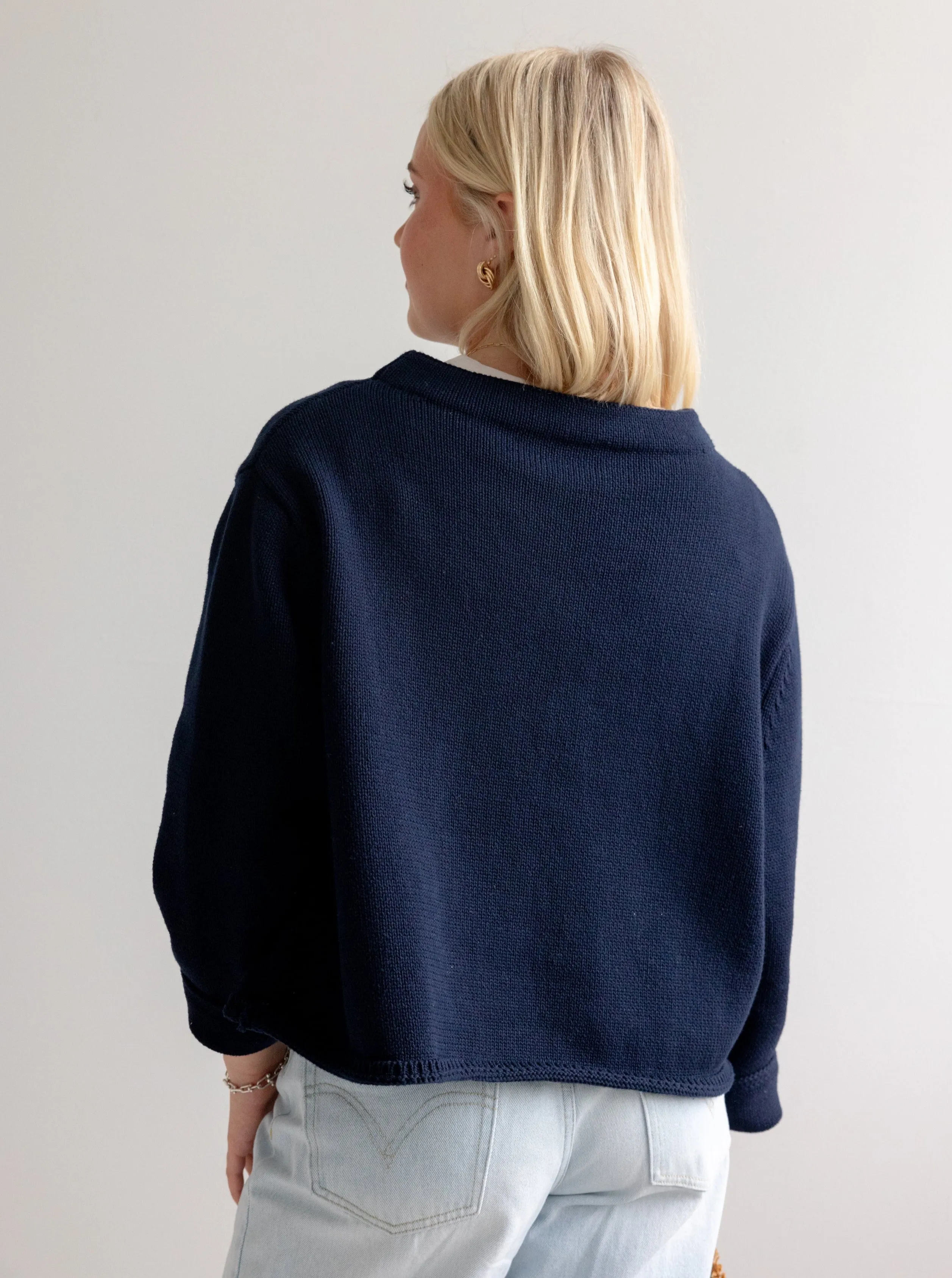 Navy Kensington Knit Casual Vibe