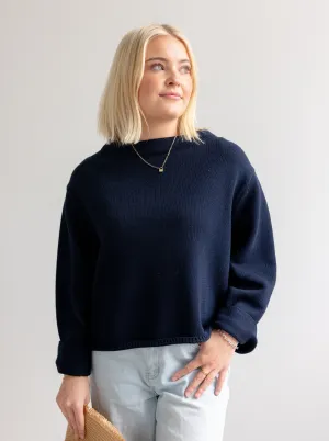 Navy Kensington Knit Simple Mood