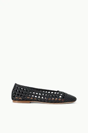 NELL CROCHET BALLERINA | BLACK comfy casual