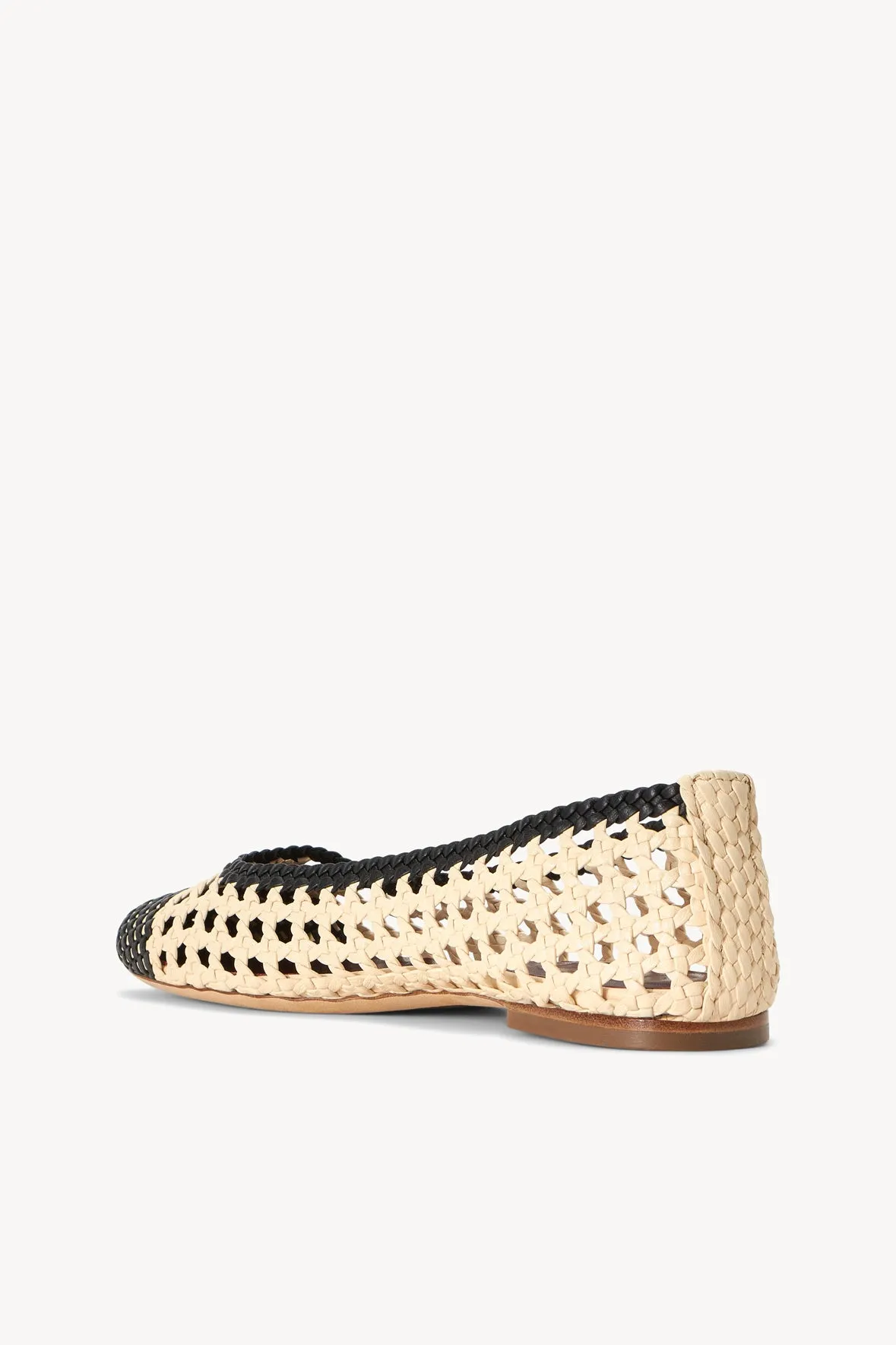 NELL CROCHET BALLERINA | CREAM BLACK student style