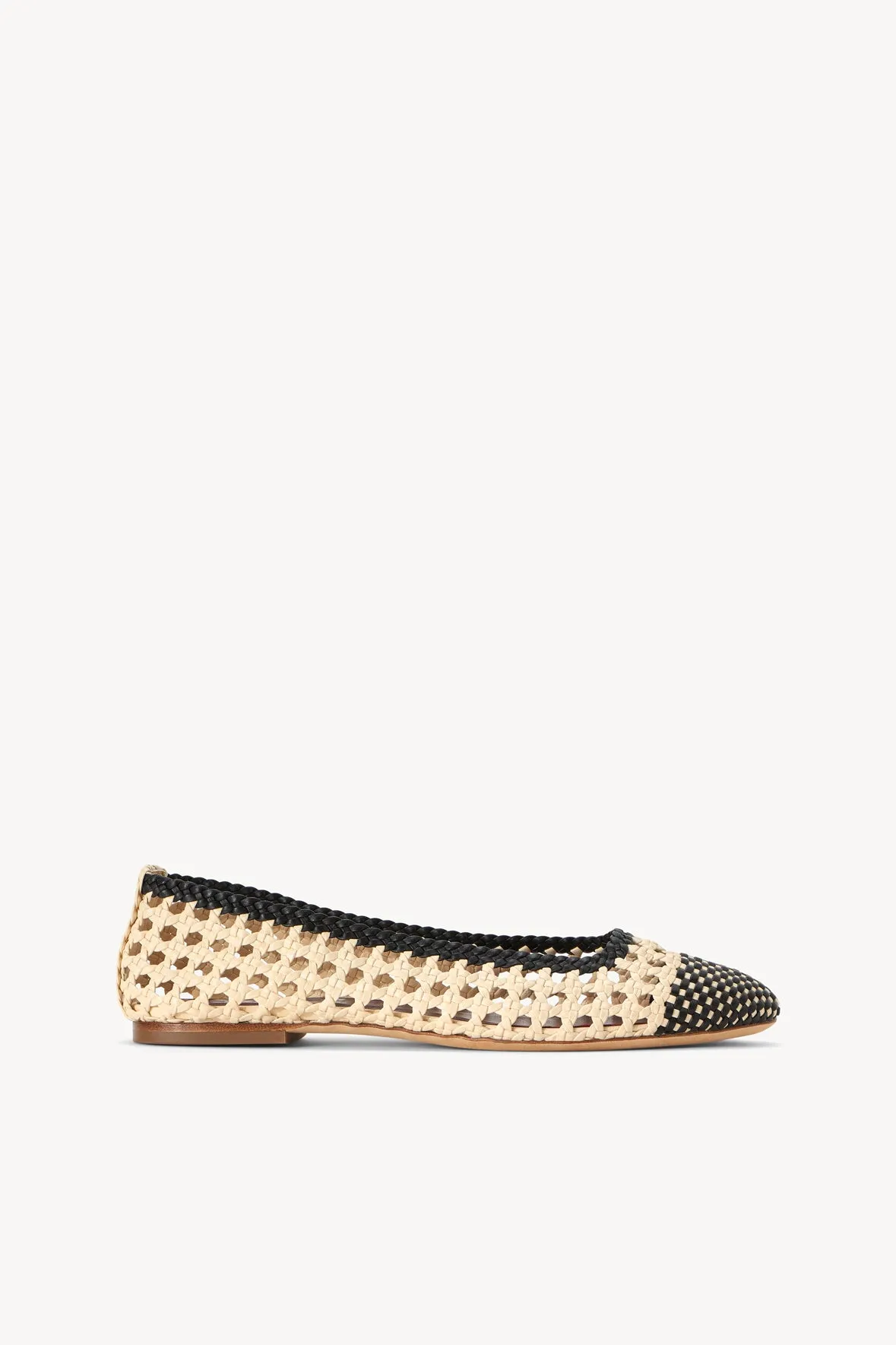 NELL CROCHET BALLERINA | CREAM BLACK fine craft