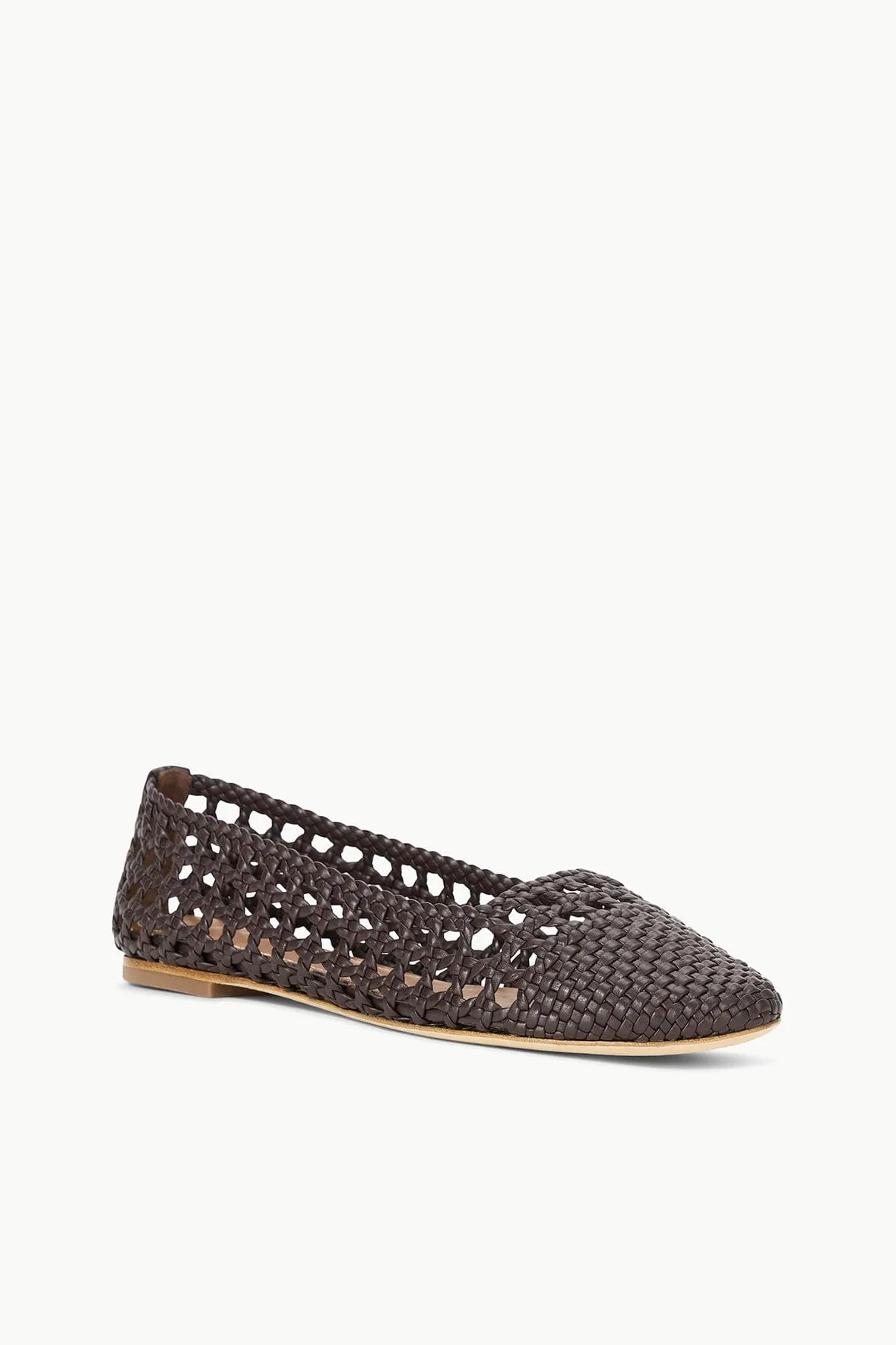 NELL CROCHET BALLERINA | ESPRESSO foot relax