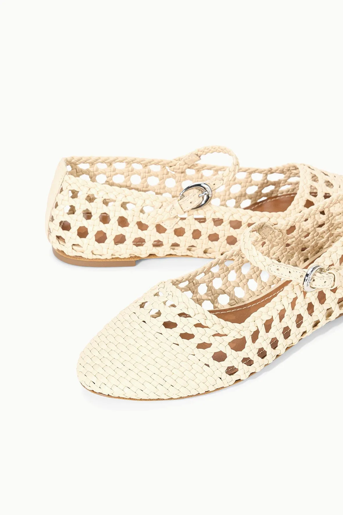 NELL MARY JANE FLAT | CREAM soft lining