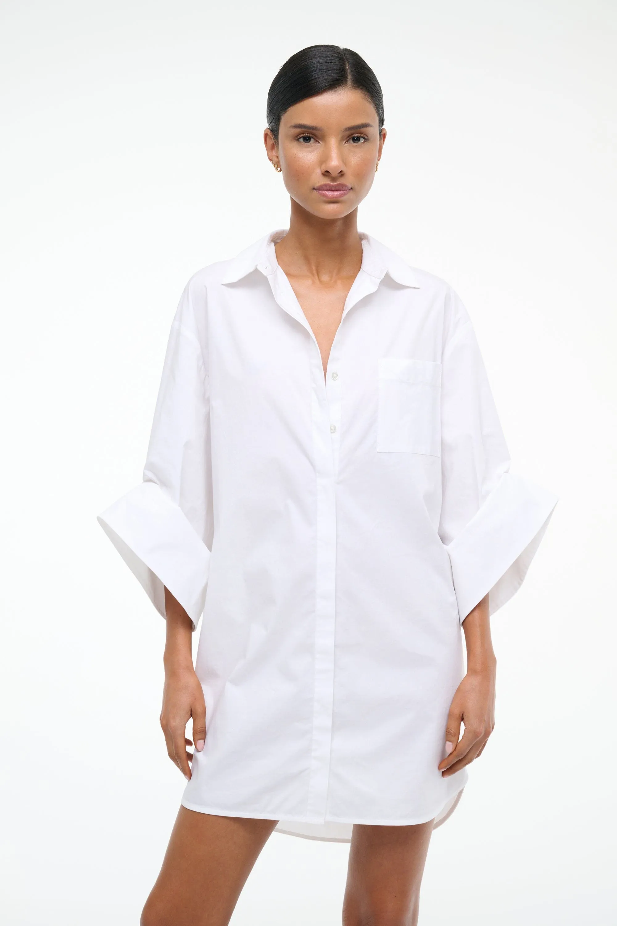 NICO DRESS | WHITE neutral tone