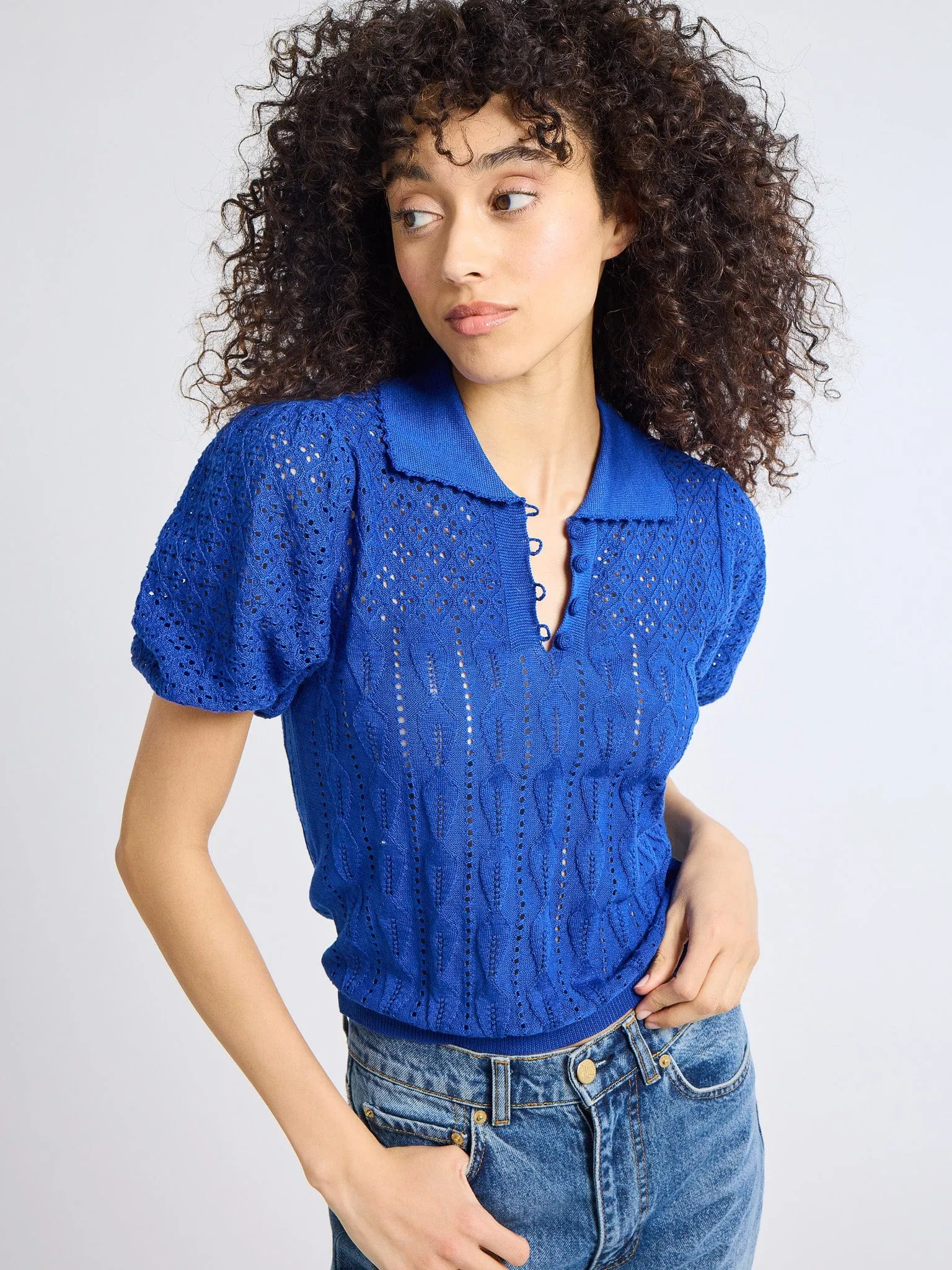 Nina Henley in Cobalt Winter Flow