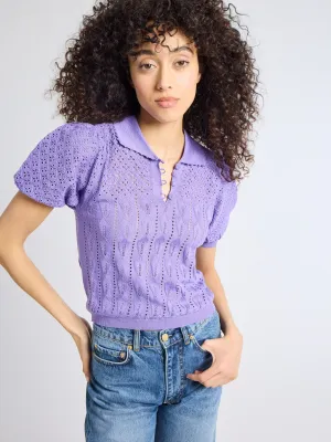 Nina Henley in Periwinkle Chic Fit