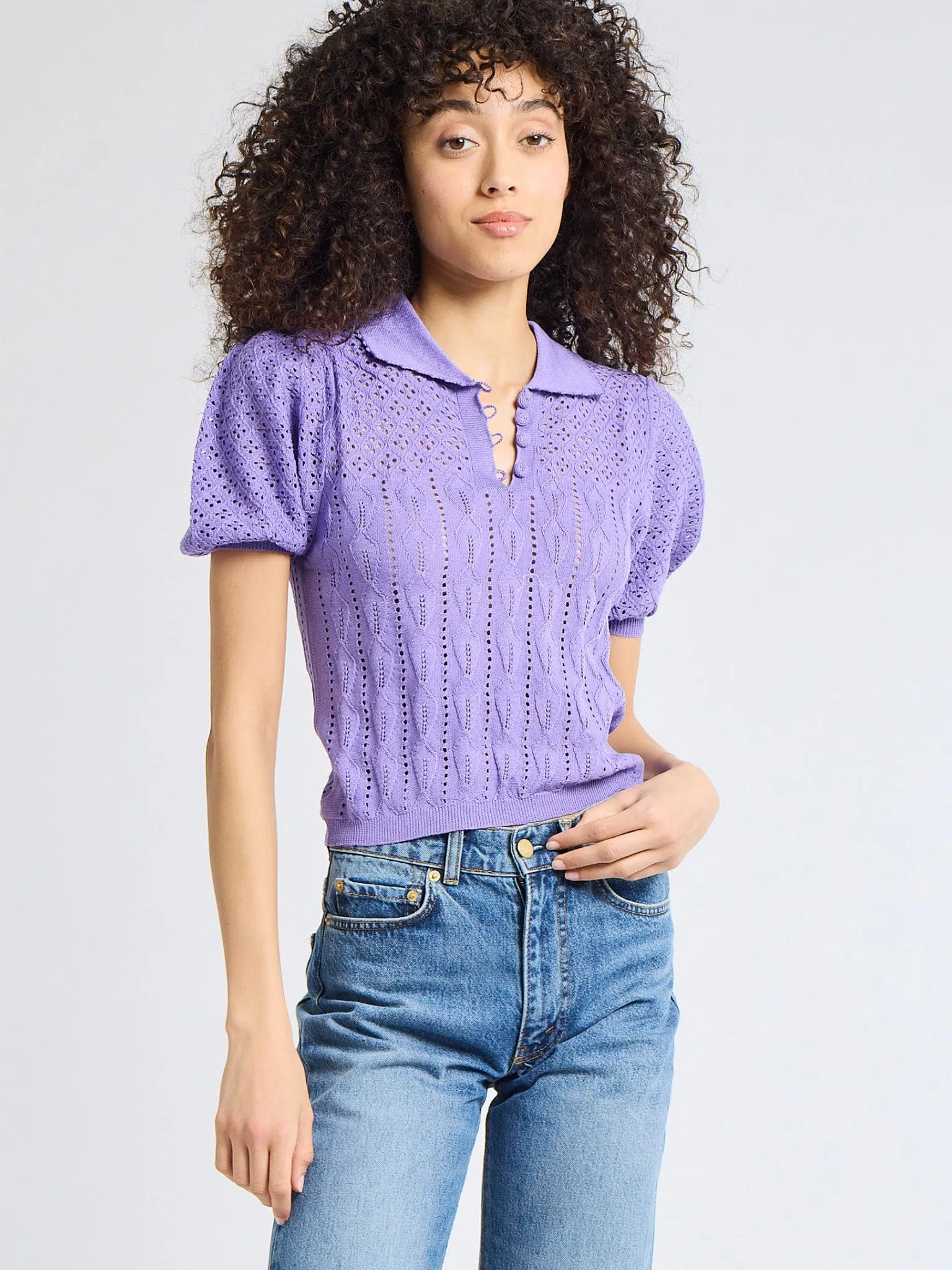 Nina Henley in Periwinkle Clean Cut