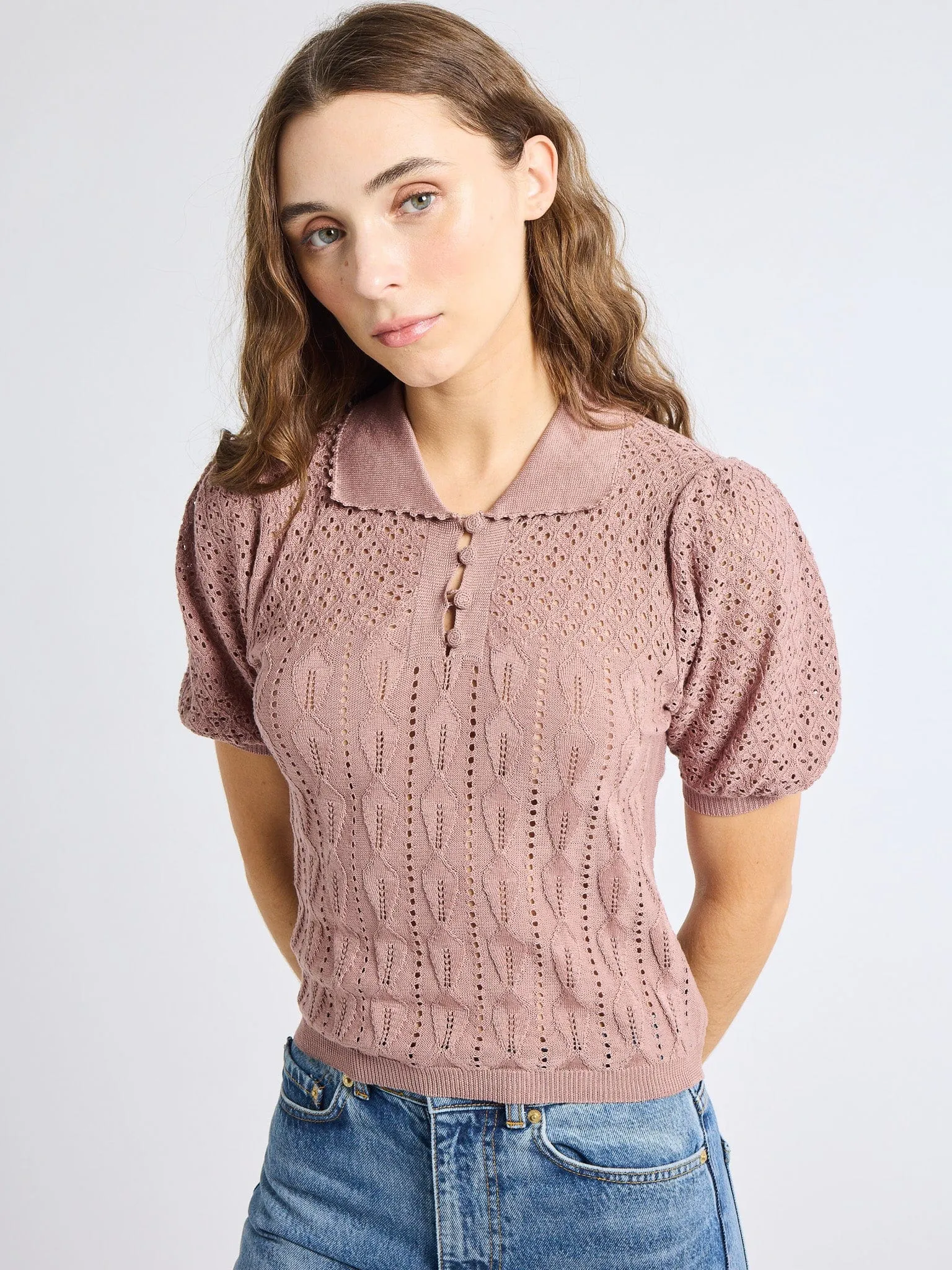 Nina Henley in Rose Latte Stay Cool