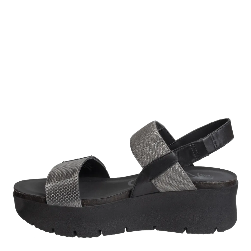 NOVA in BLACK Platform Sandals active lifestyle