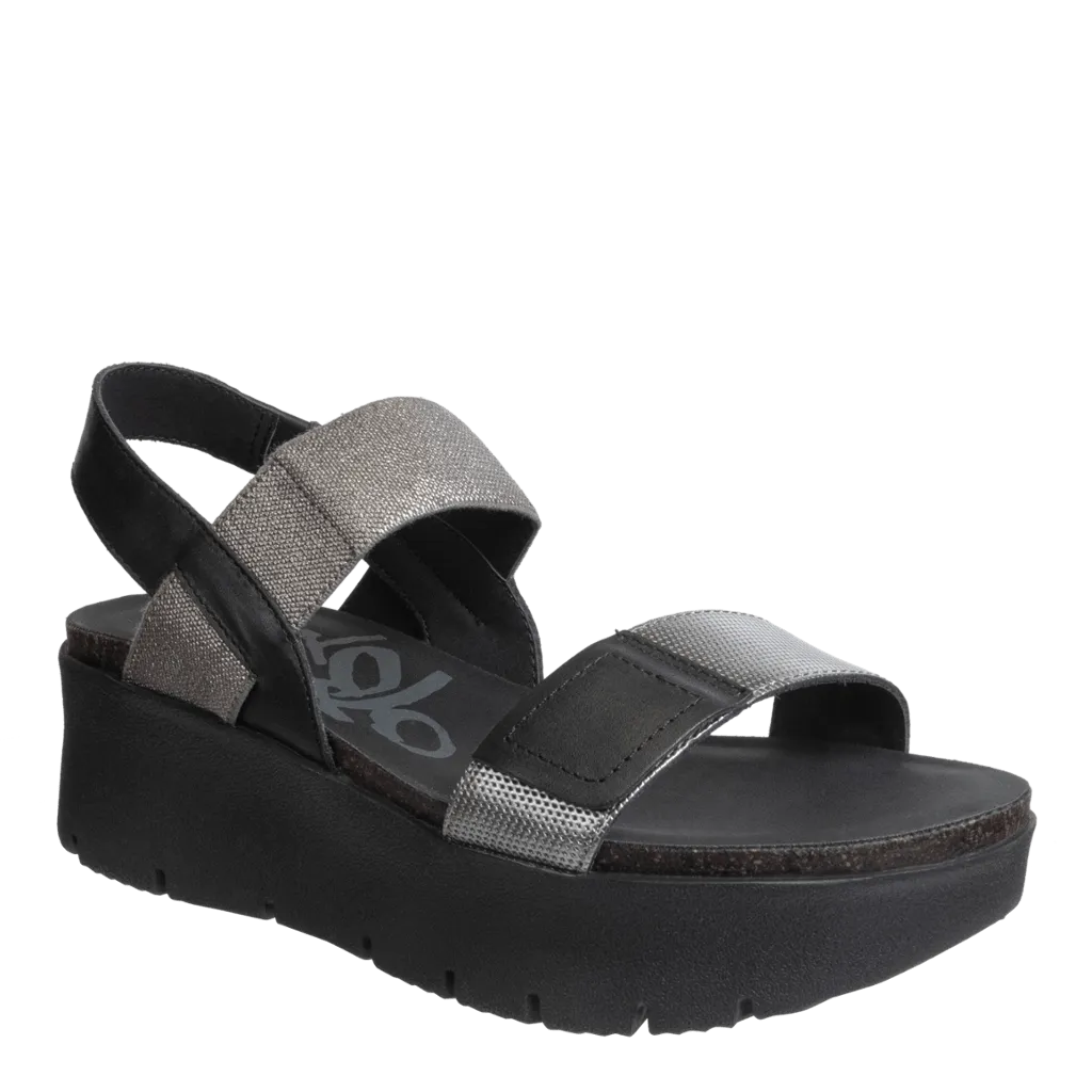 NOVA in BLACK Platform Sandals effortless wear