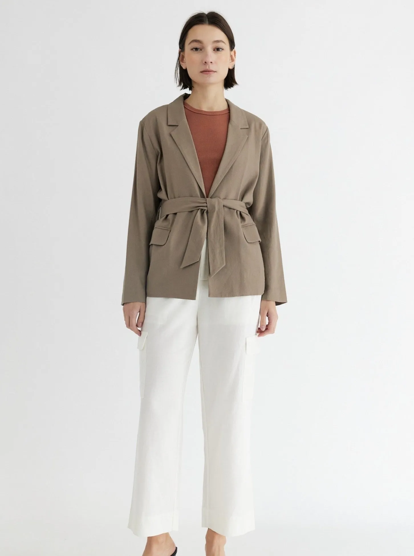 Olena Jacket Taupe cloud mood
