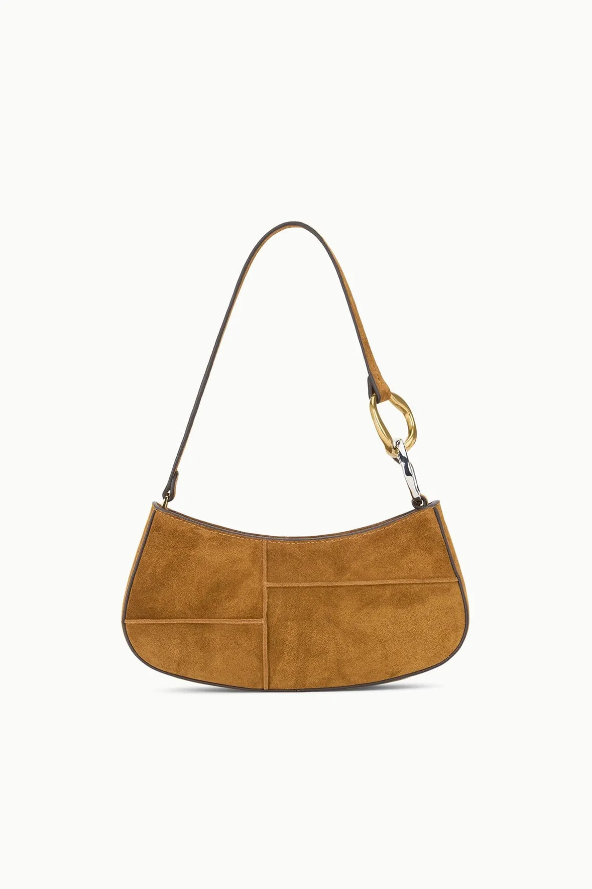 OLLIE BAG | TAN SUEDE clean loop