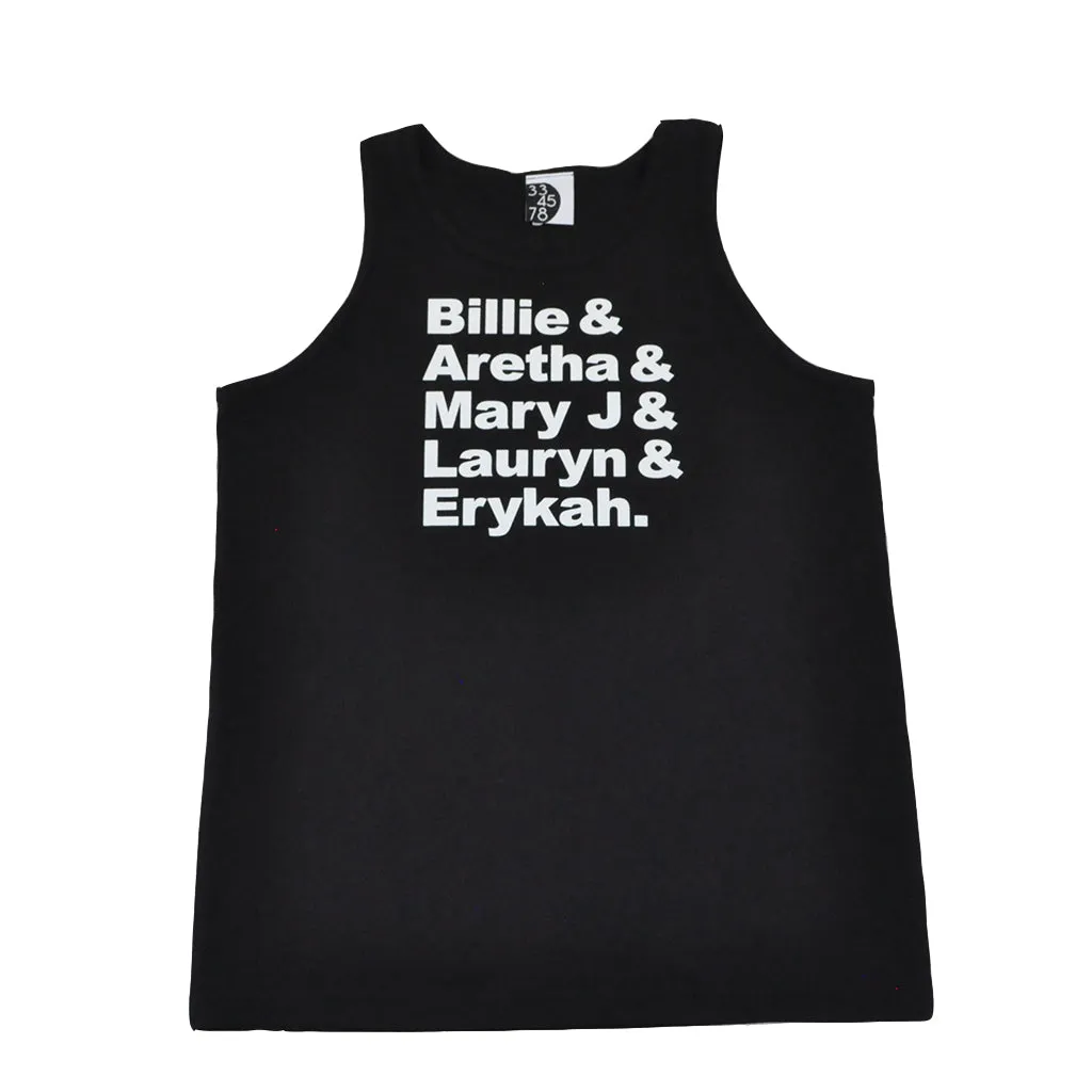 Ongaku Mens Lineage Tank Top Black city flow