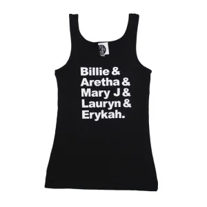 Ongaku Womens Lineage Tank Black sleep vibe