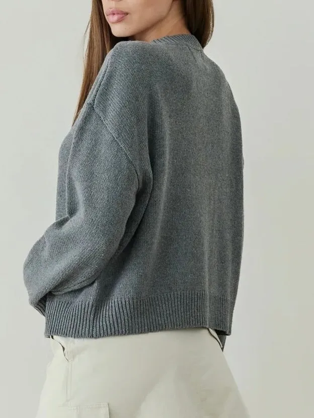 Ophelia Cardigan - Grey Casual Calm