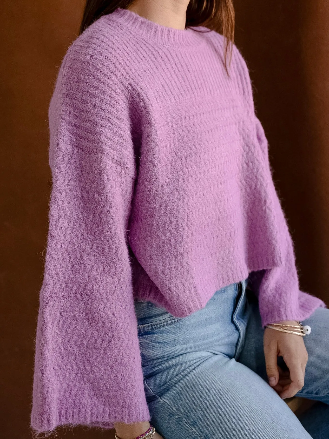Orchid Dolman Sweater Dream Soft