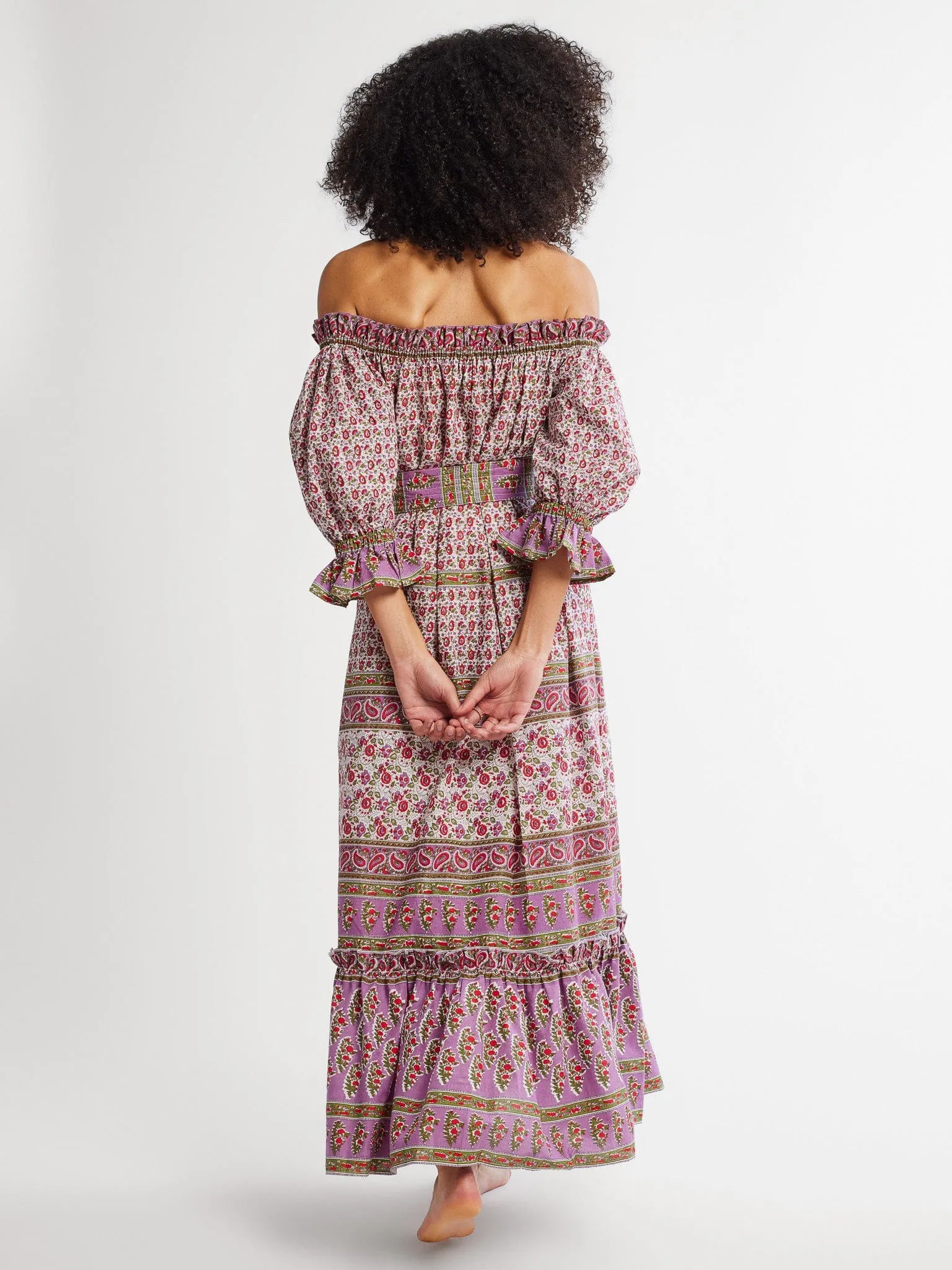 Paloma Dress in Heirloom brunch look