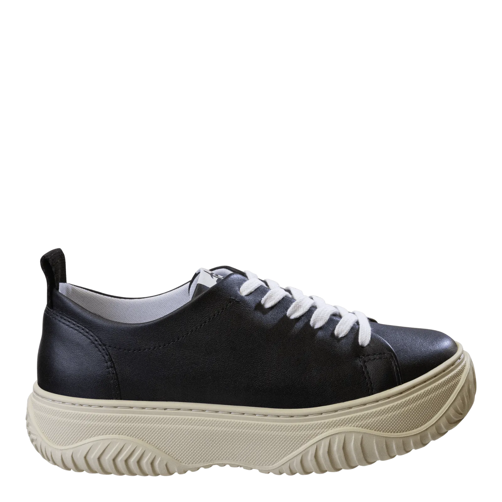 PANGEA in BLACK Court Sneakers smart design