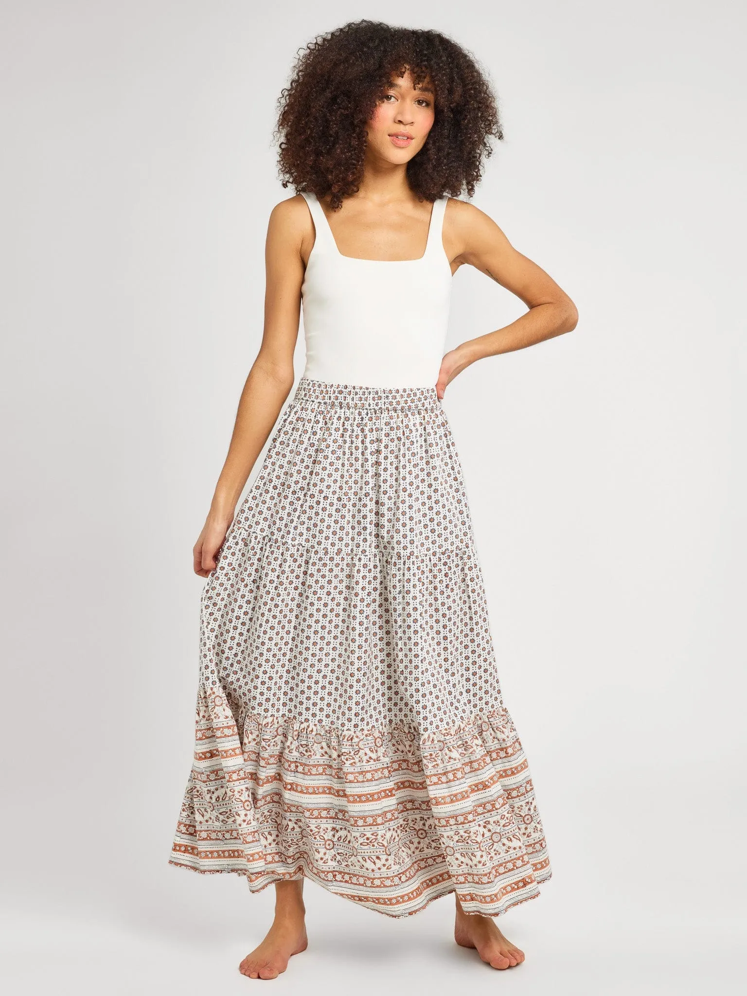 Paola Skirt in Sedona romantic feel