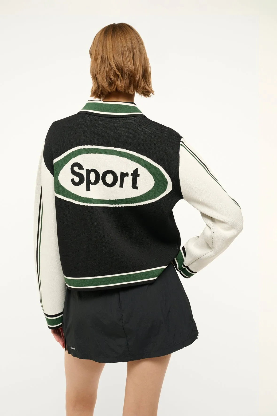 PAT SPORT JACKET | BLACK MULTI quiet glow