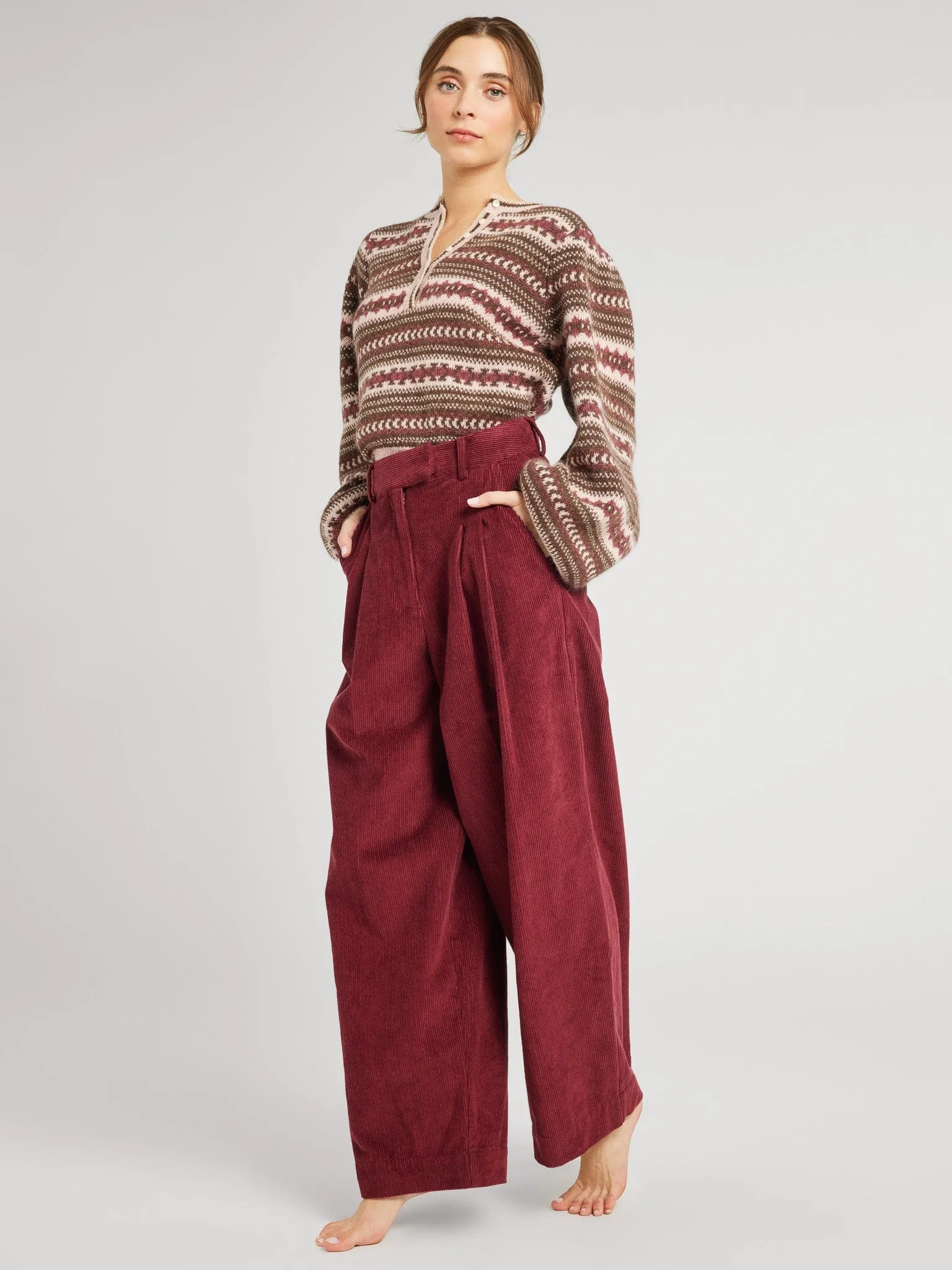 Paulina Pullover in Caf de Olla Stay Relaxed