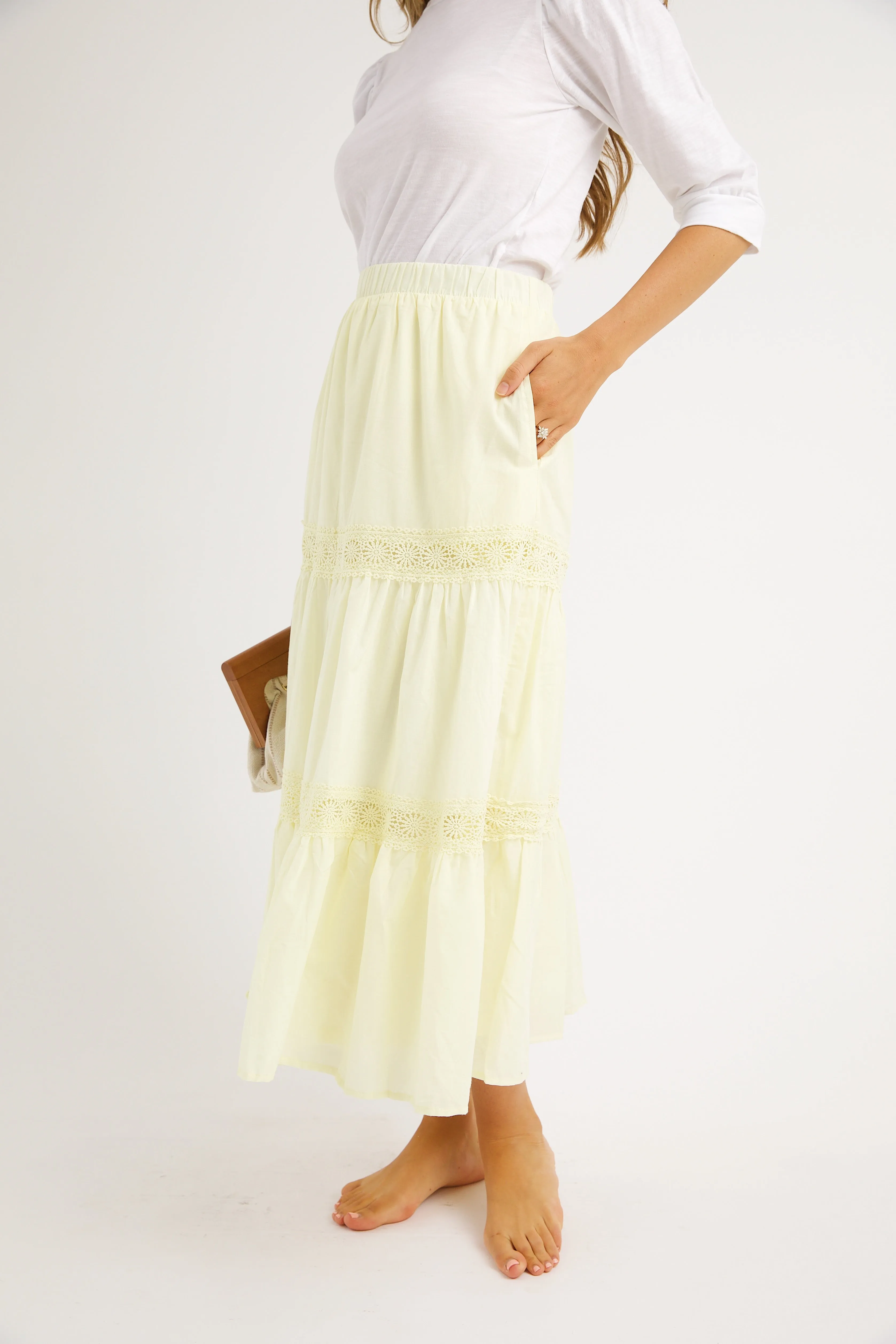 Perry Lace Skirt free form
