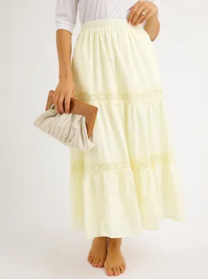 Perry Lace Skirt spring vibe