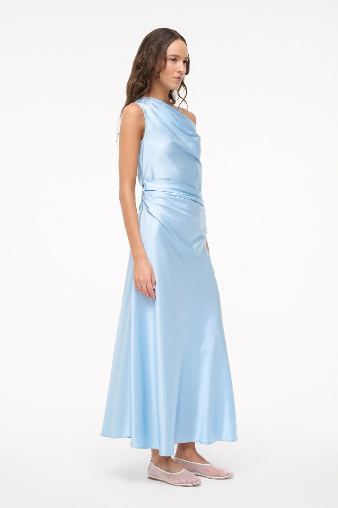 PHARE SILK DRESS | CLOUD brunch date