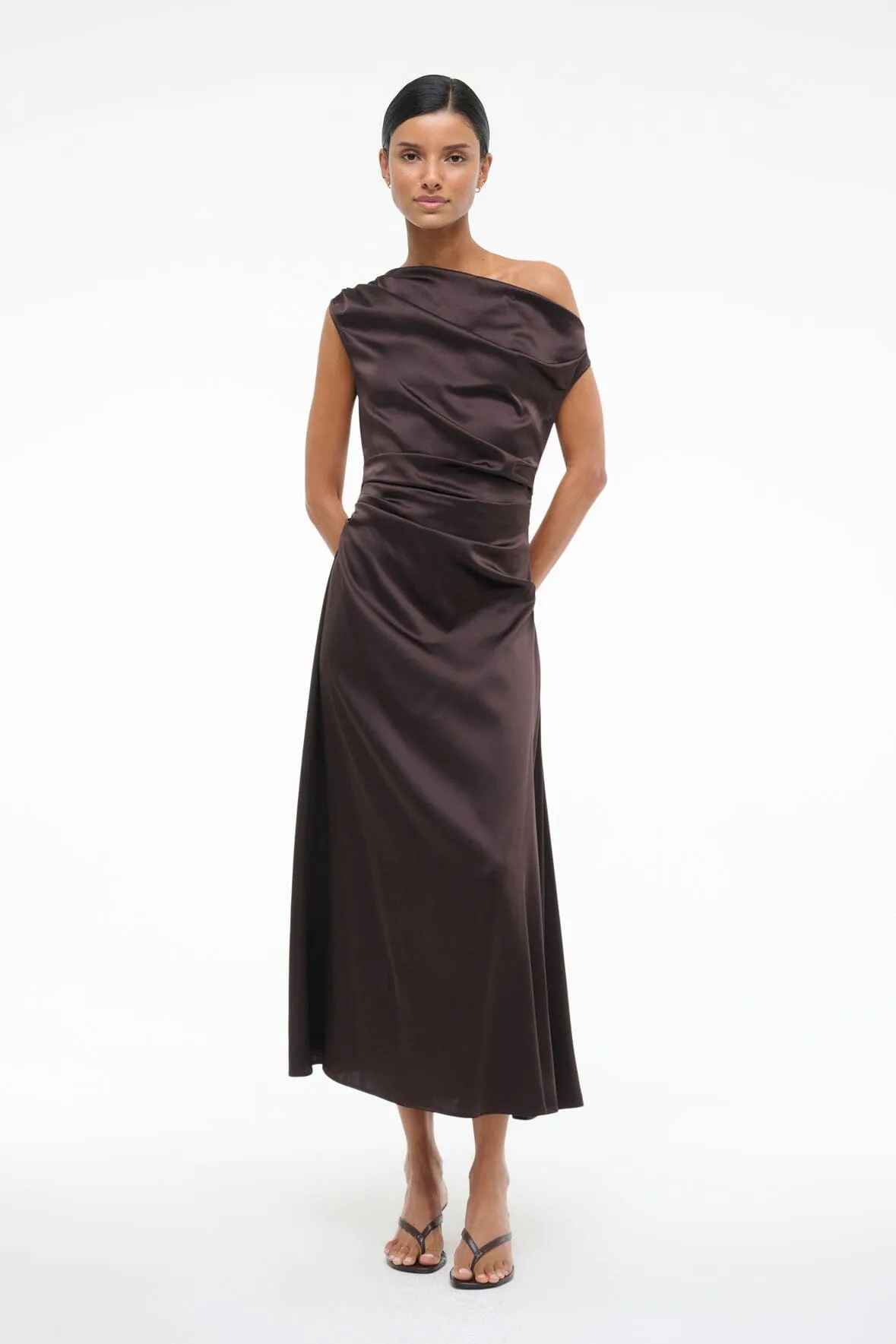 PHARE SILK DRESS | EARTH modern muse