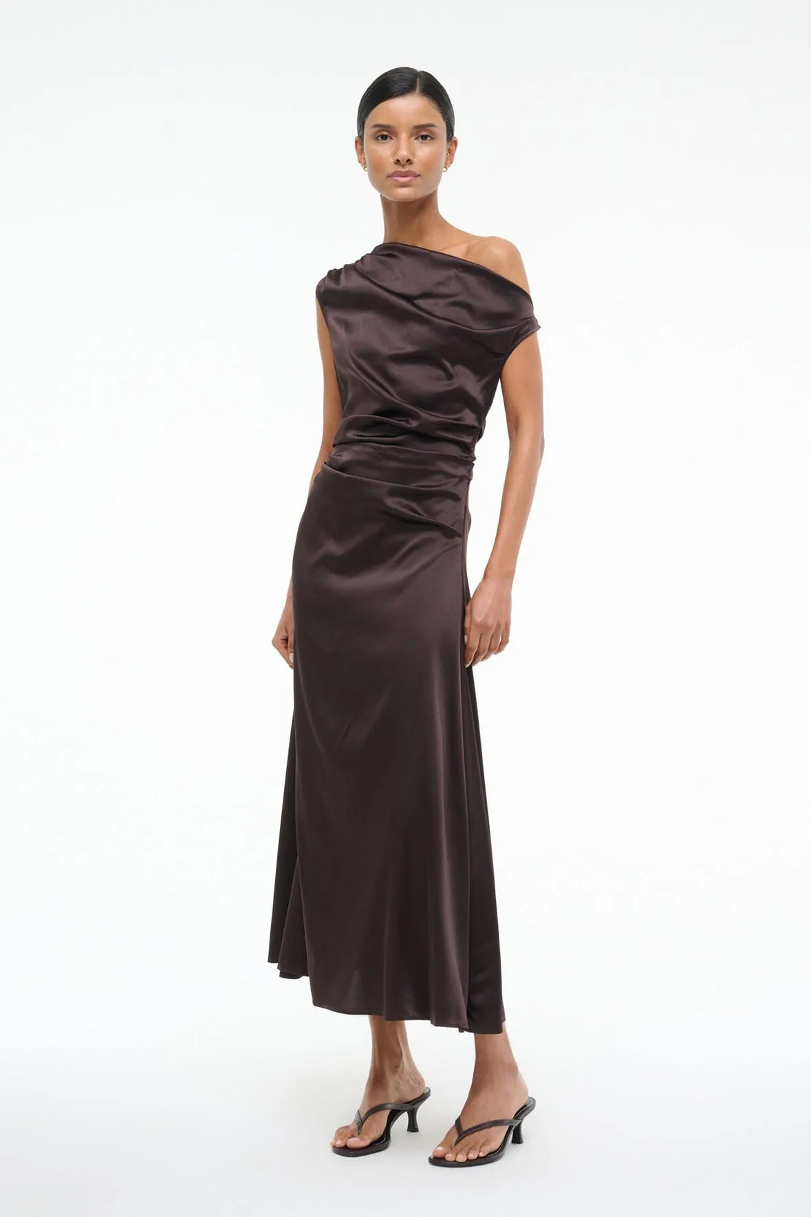 PHARE SILK DRESS | EARTH cool vibe