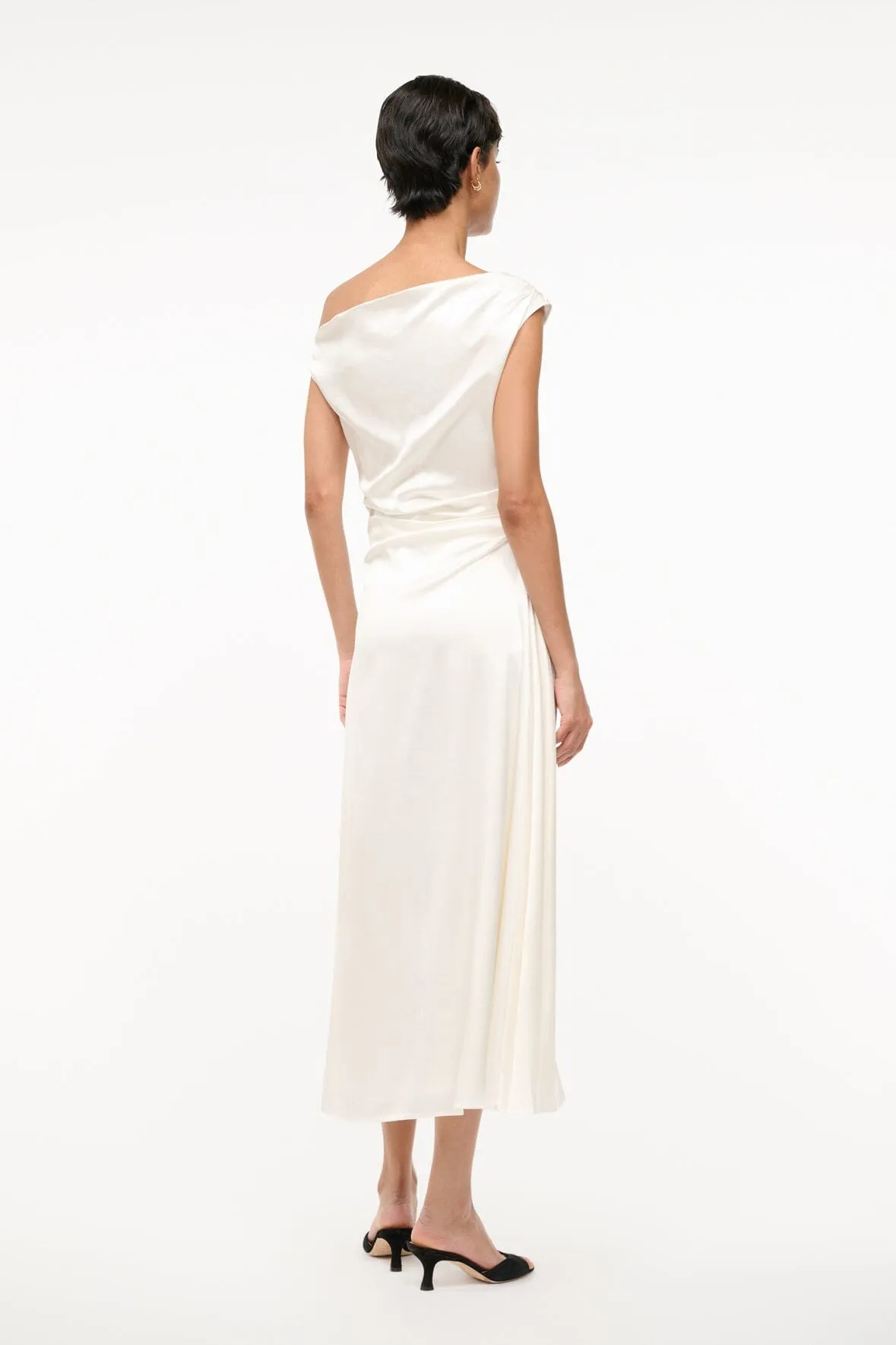 PHARE SILK DRESS | IVORY street edit