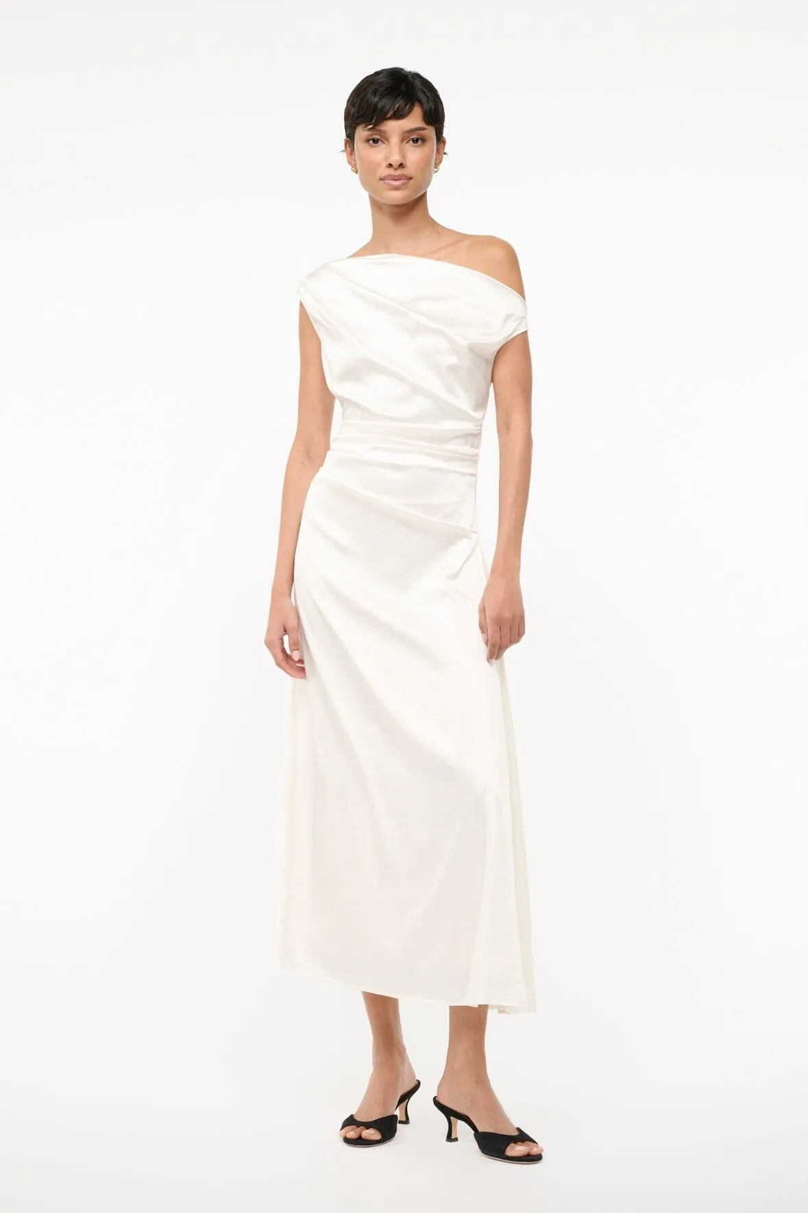 PHARE SILK DRESS | IVORY summer outfit