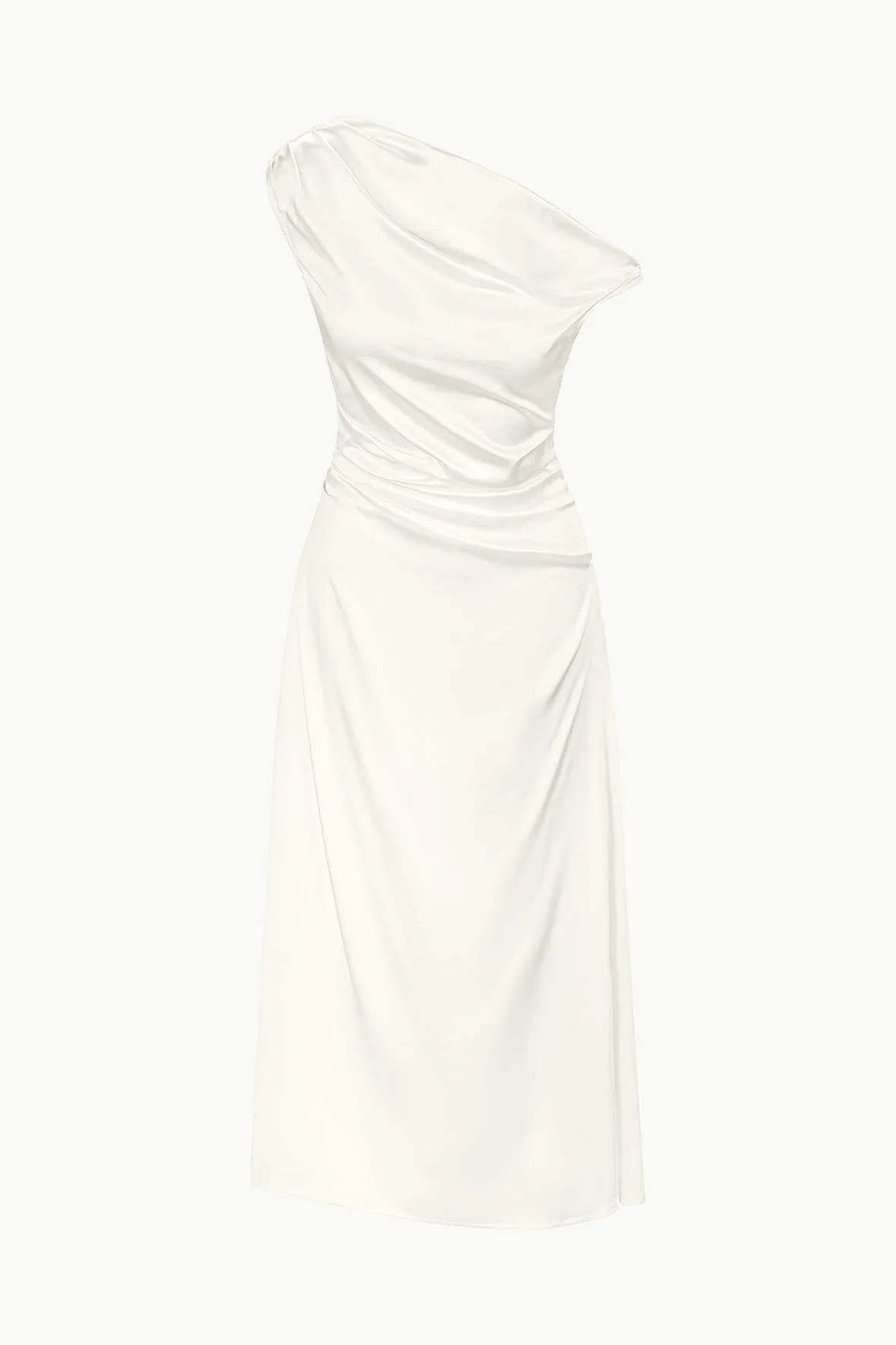 PHARE SILK DRESS | IVORY lazy luxe