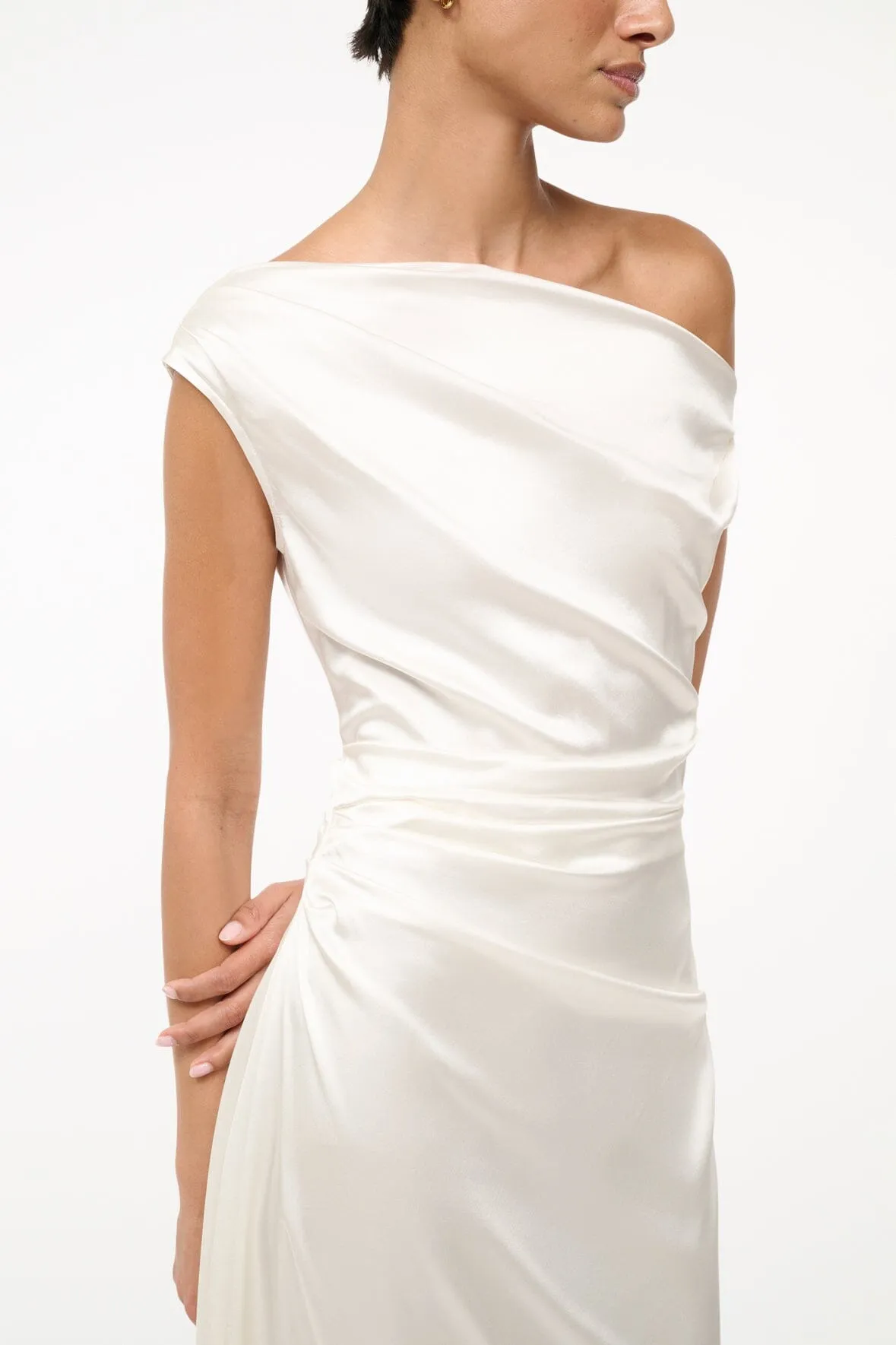 PHARE SILK DRESS | IVORY casual days