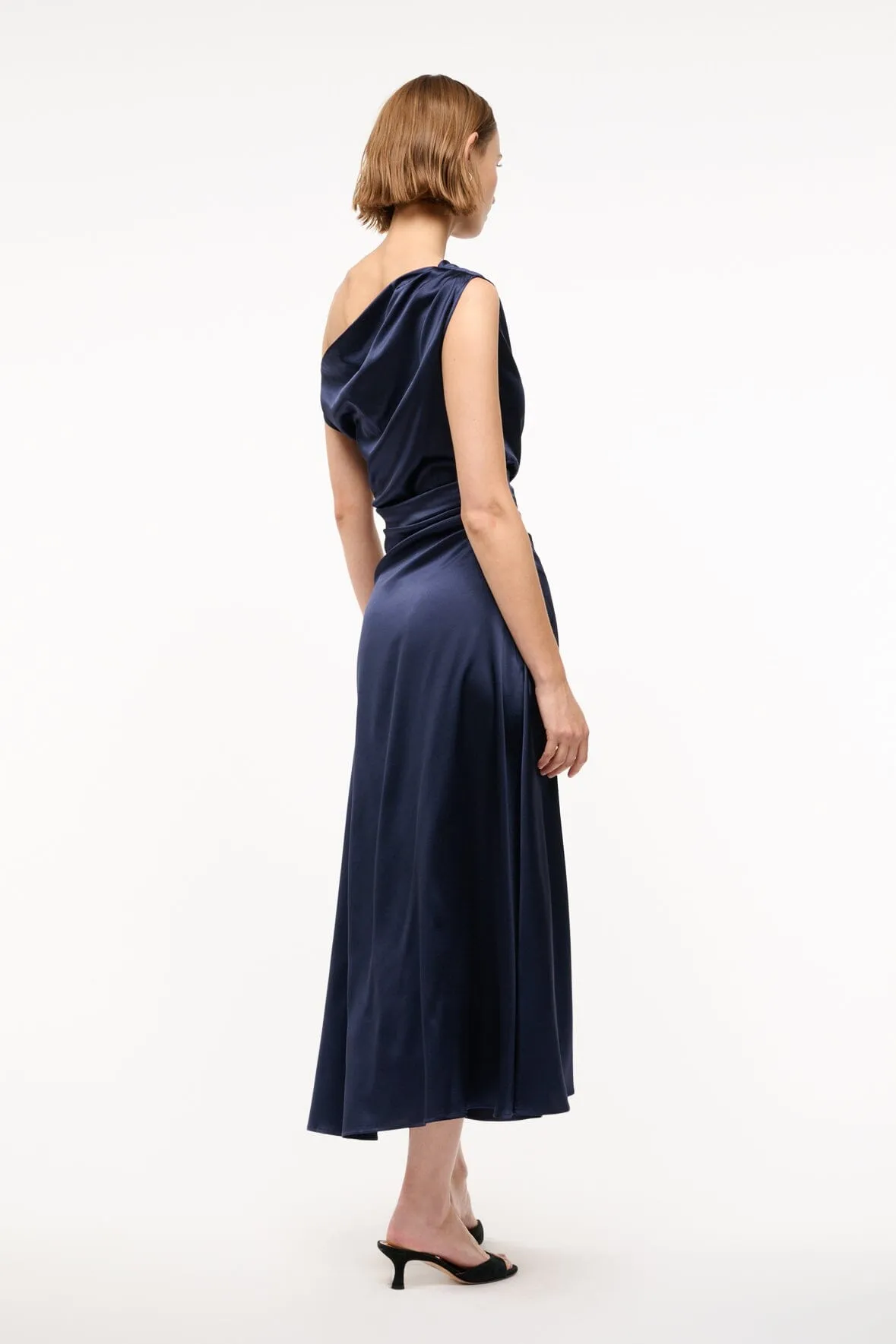 PHARE SILK DRESS | NAVY sunset walk