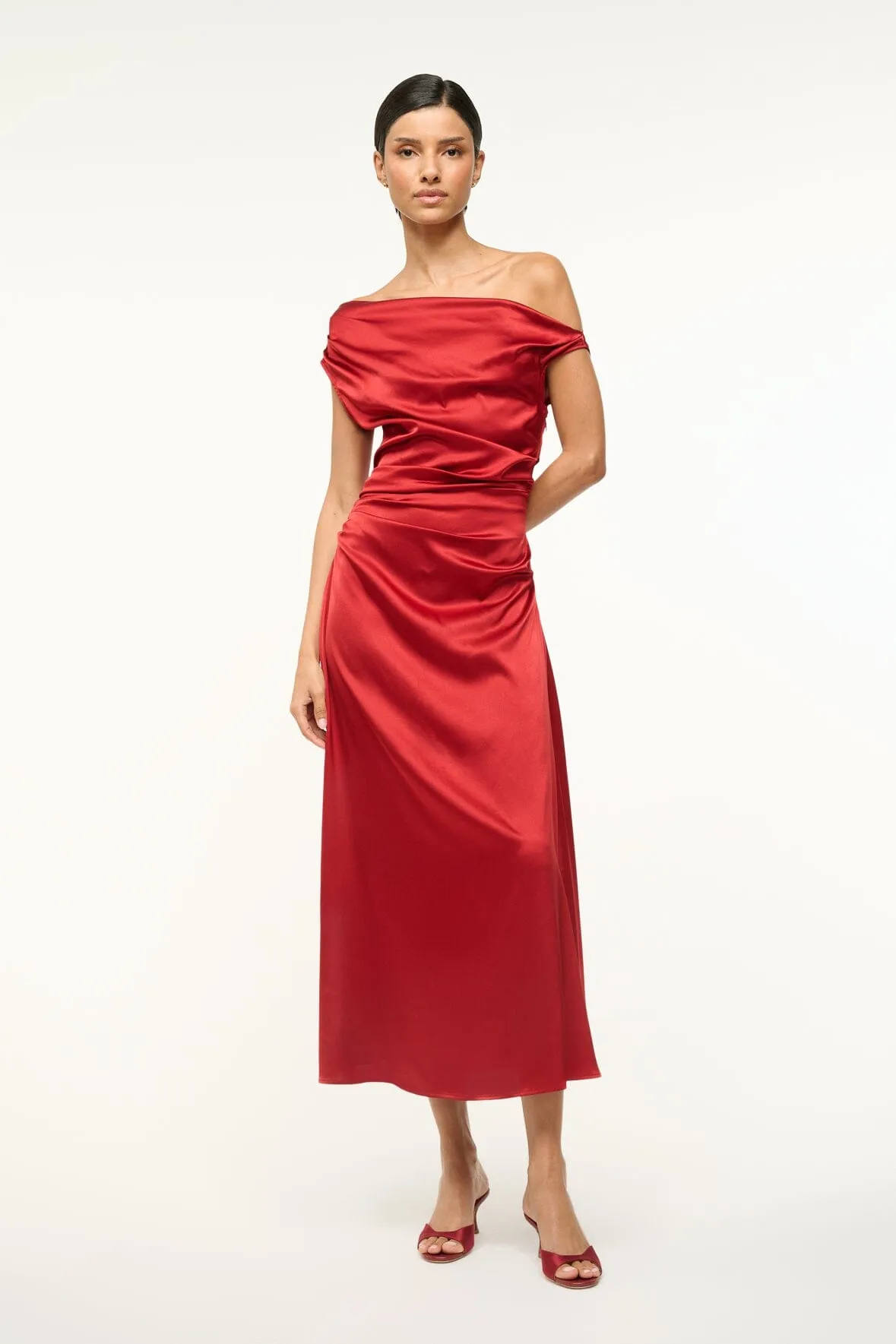 PHARE SILK DRESS | ROUGE graceful vibe