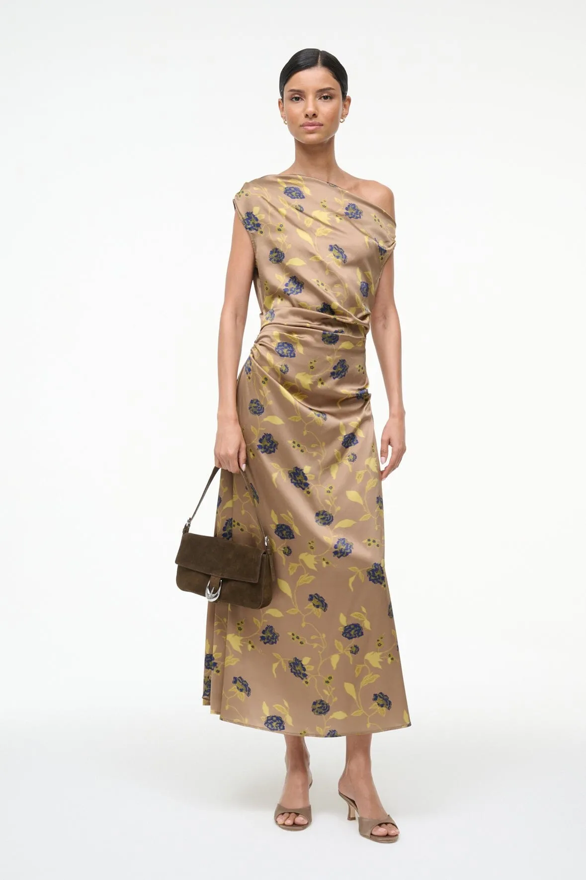 PHARE SILK DRESS | VINTAGE FLORAL evening glam