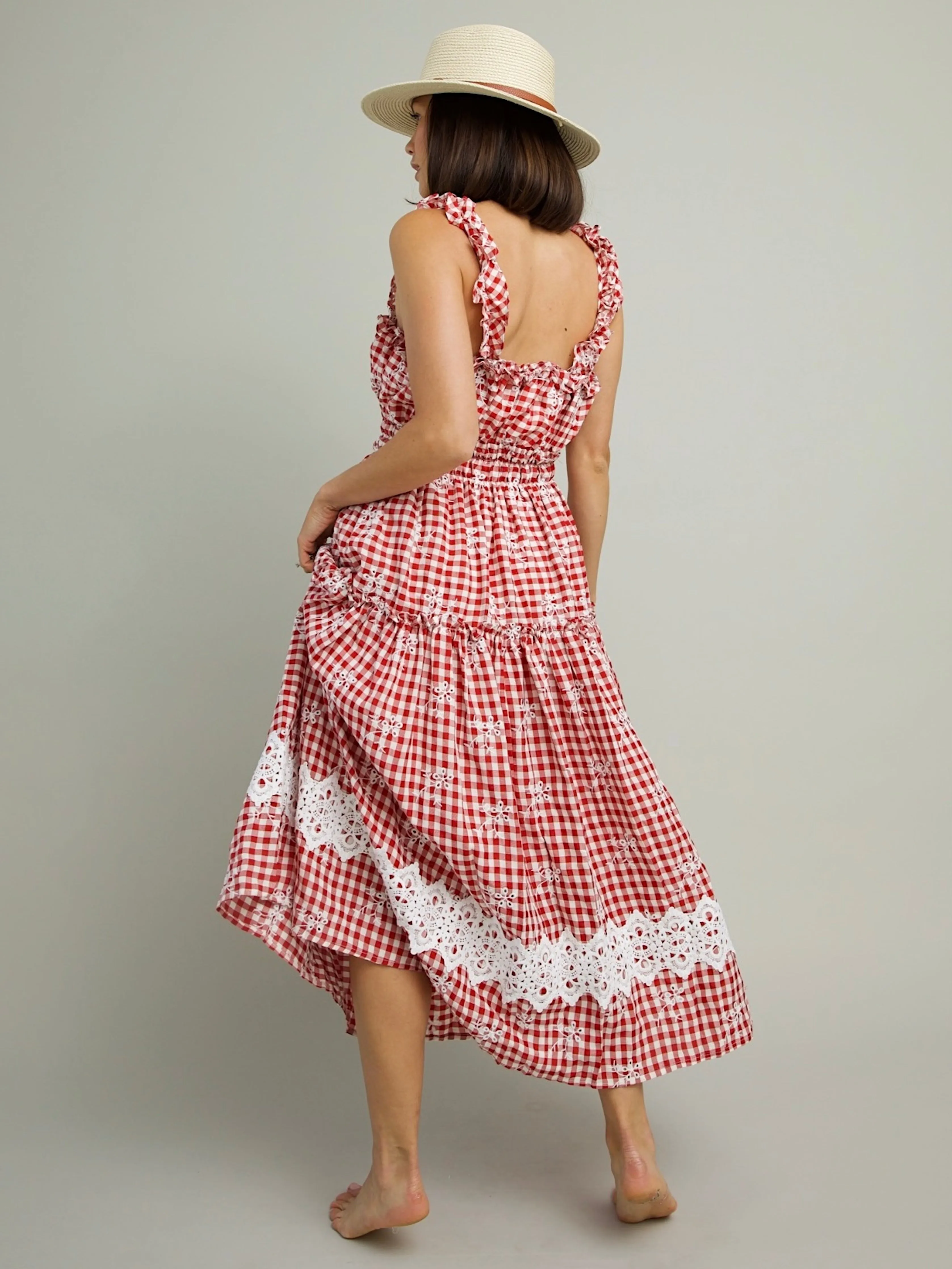Picnic Plaid Dress relaxed glam